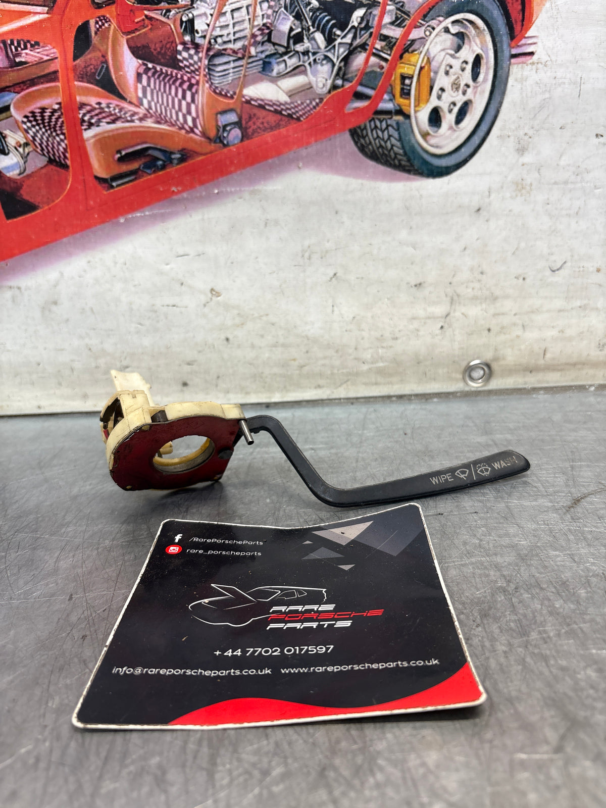 Porsche 924 early wiper stalk, used 113953503BC