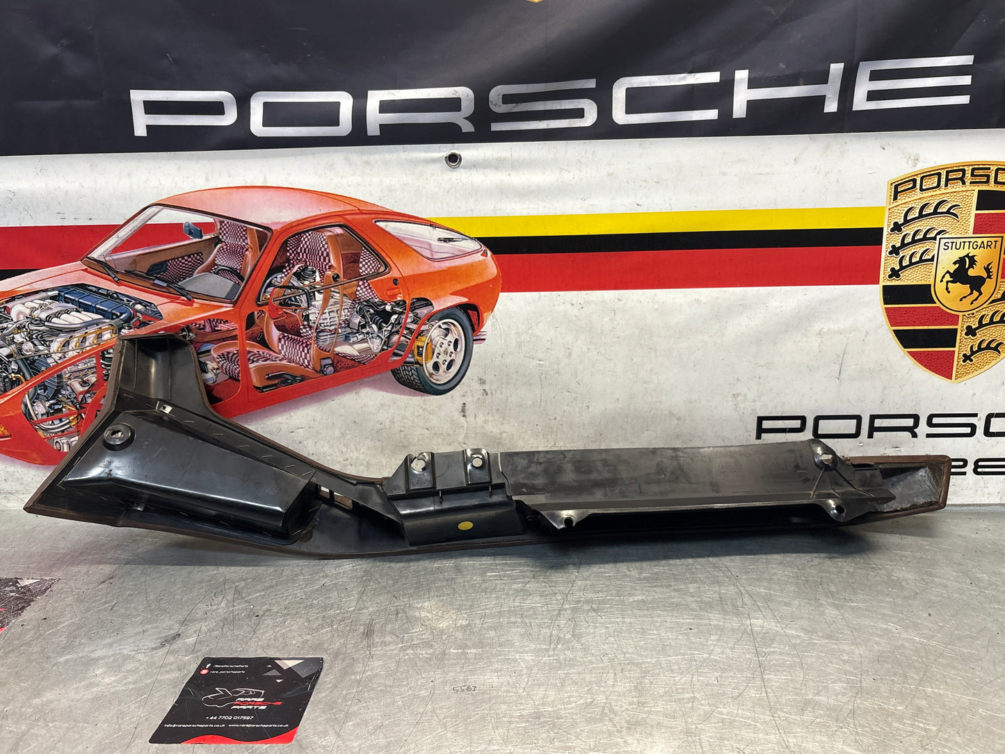 Porsche 928 burgundy door armrest, left, off side, 92855510103, used