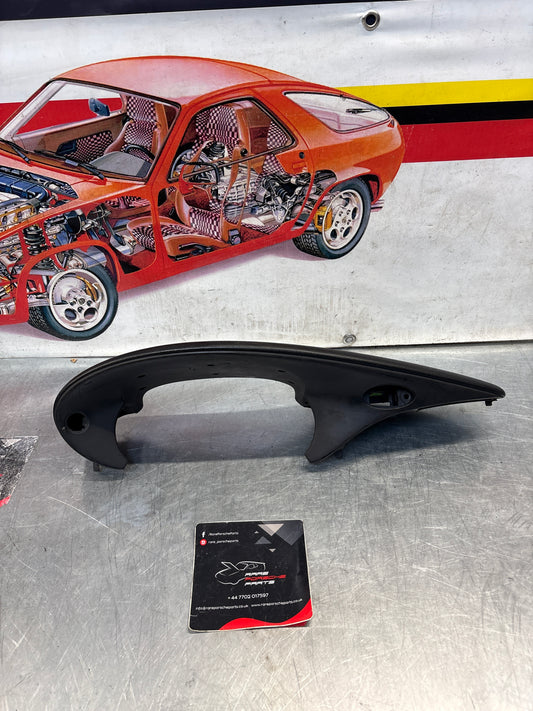 Porsche Boxster 986 dashboard cluster trim,black used 98655205500 / 98655205501