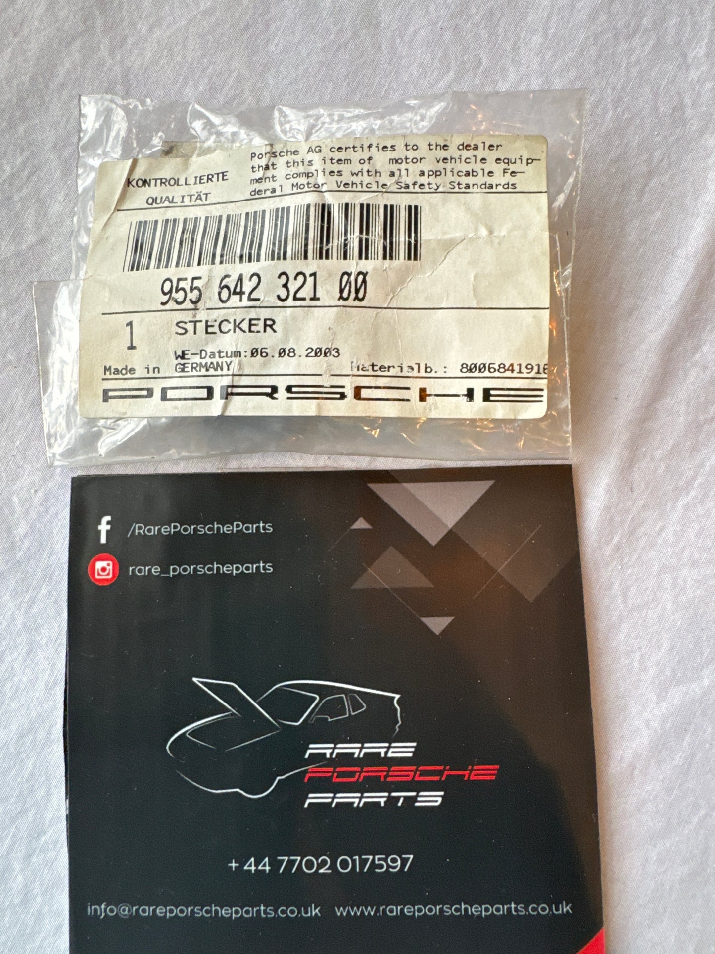 Porsche 911 flat contact 95564232100 NOS