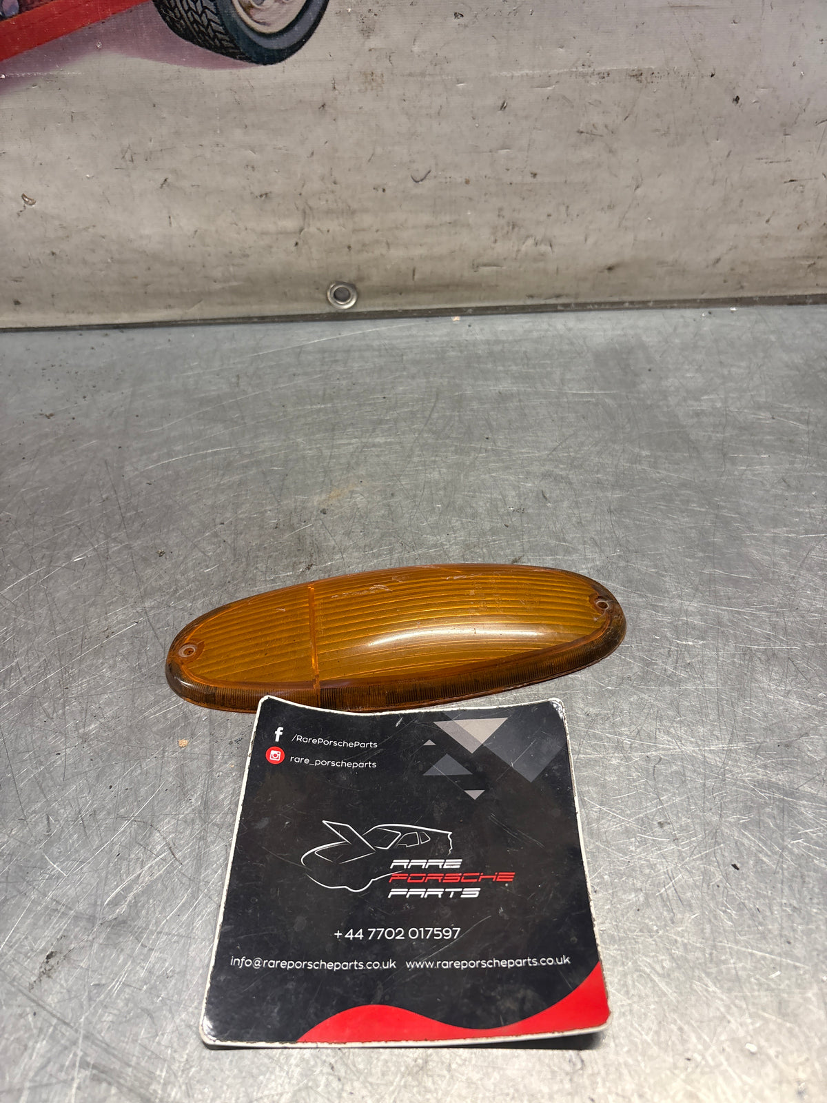 Porsche 914 indicator lense, used 91463193411
