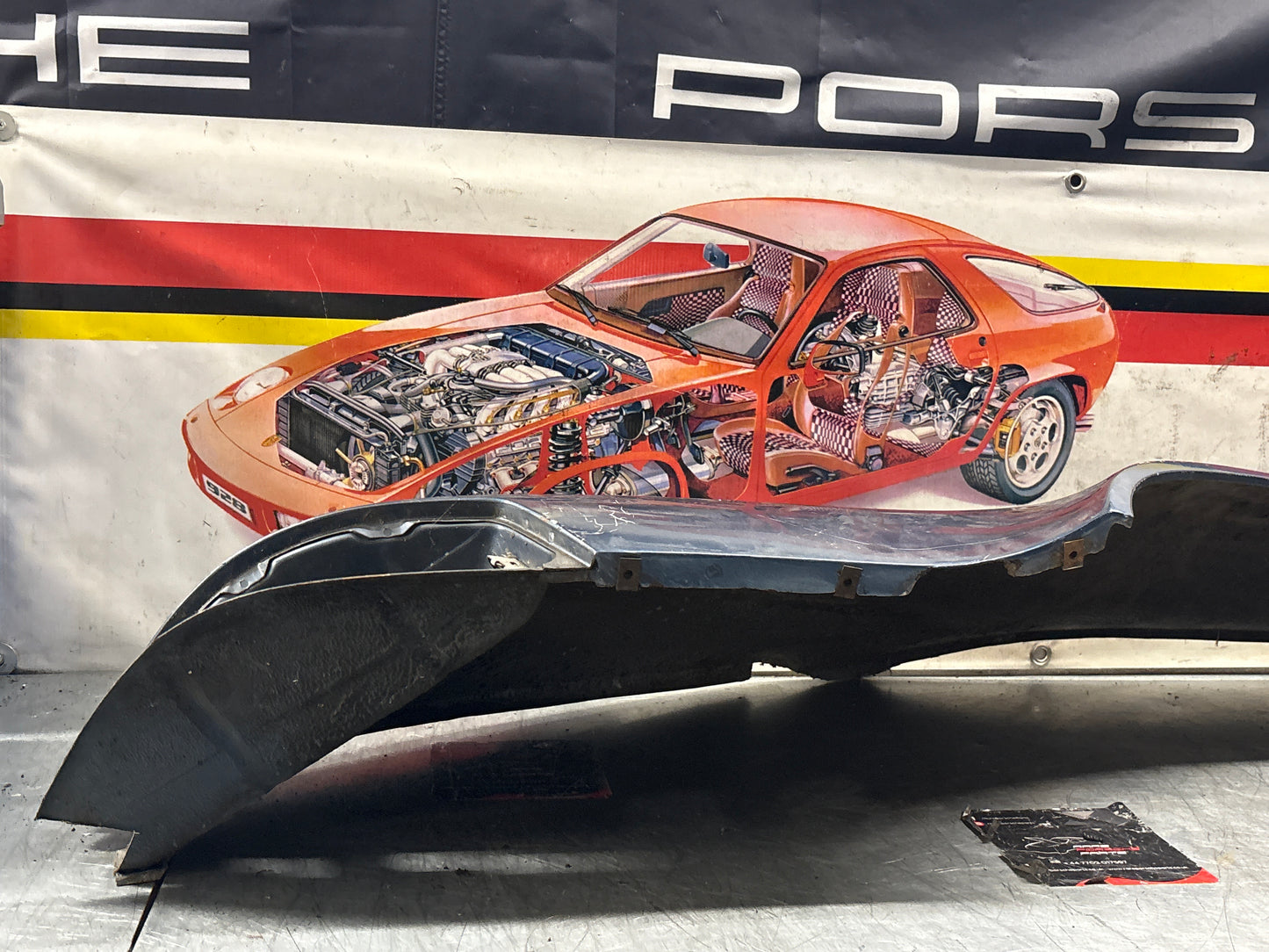 Porsche 911 964 rear right fender cut, used 96450306201