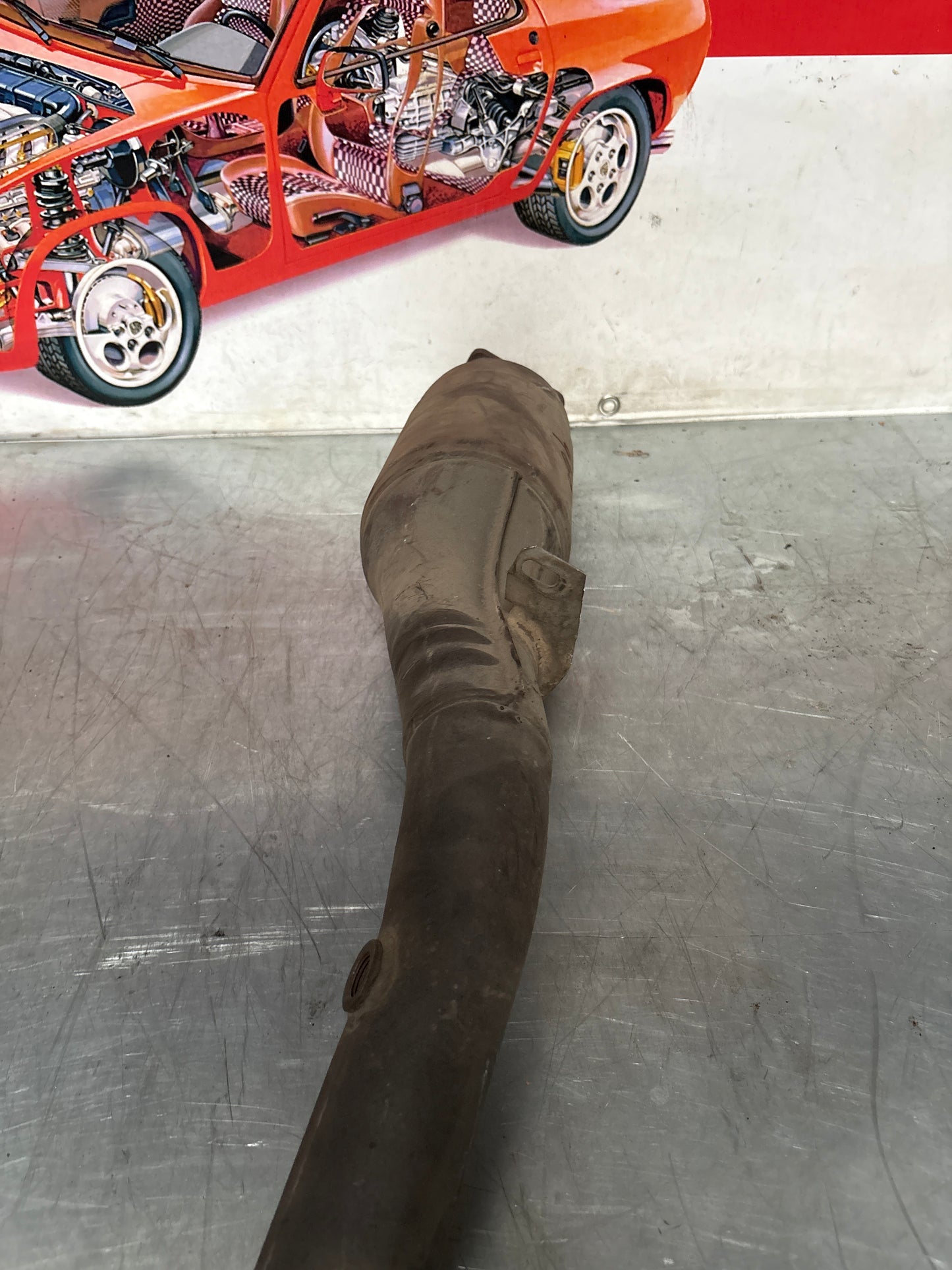 Porsche 968 Catalytic converter, used 94411108112