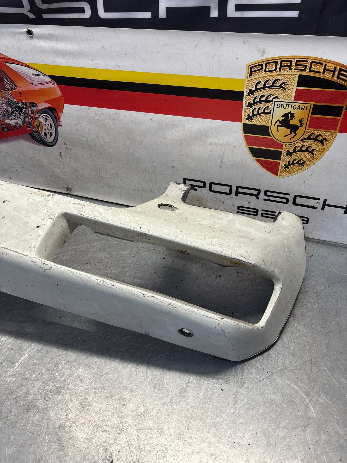 Porsche 928 front bumper cover panel, used 92850501306