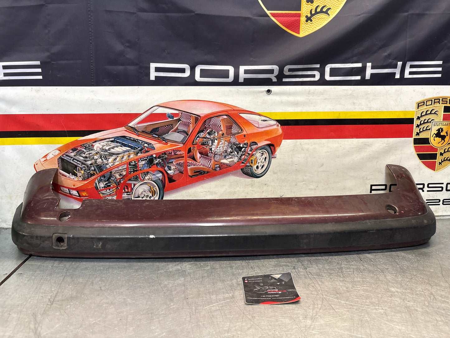 Porsche 944 rear bumper, used 93150538700