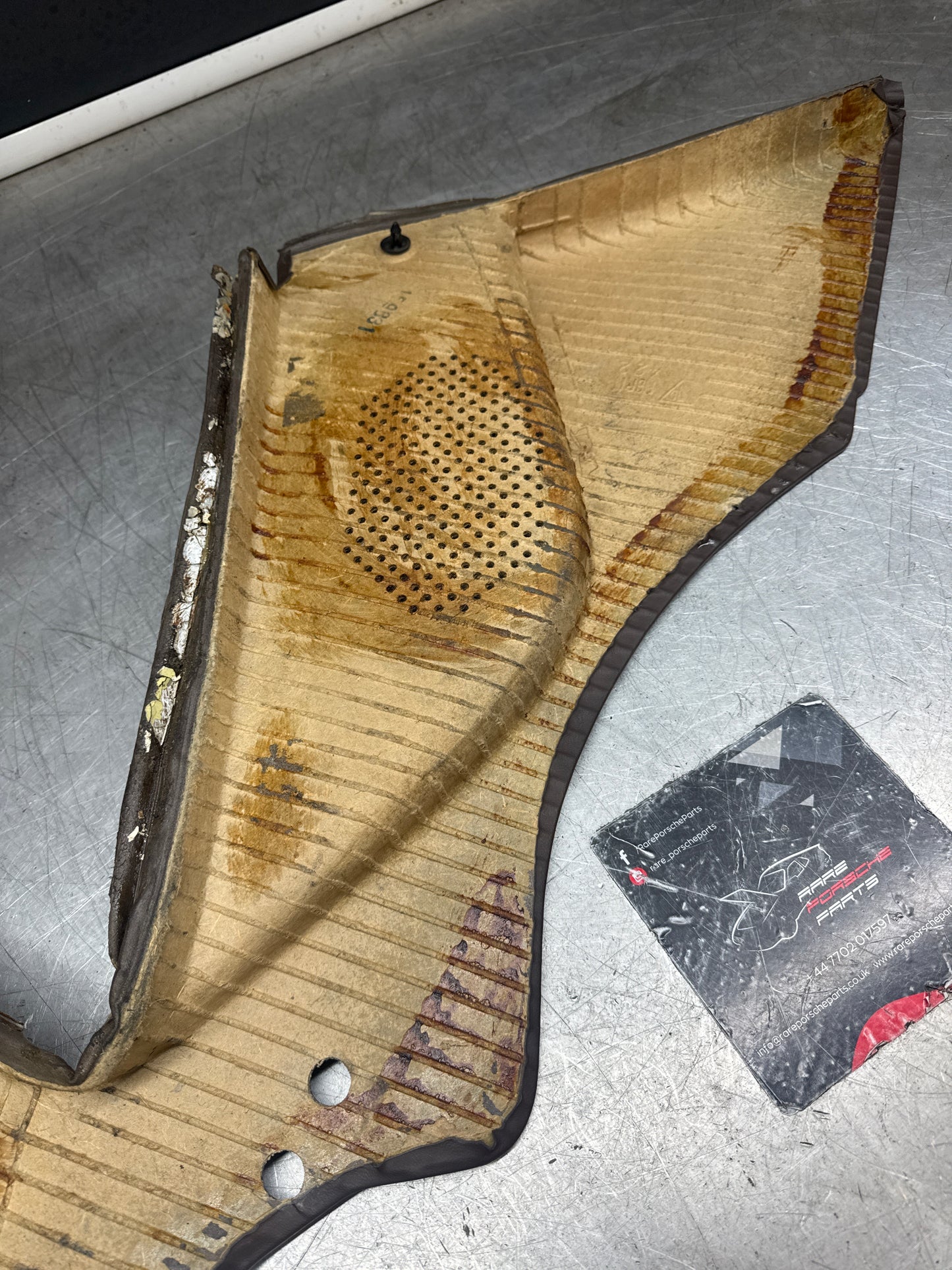 Porsche 944 924 brown rear interior C Post trims/cards. Quarter panel trim used 94455502101 94455502201