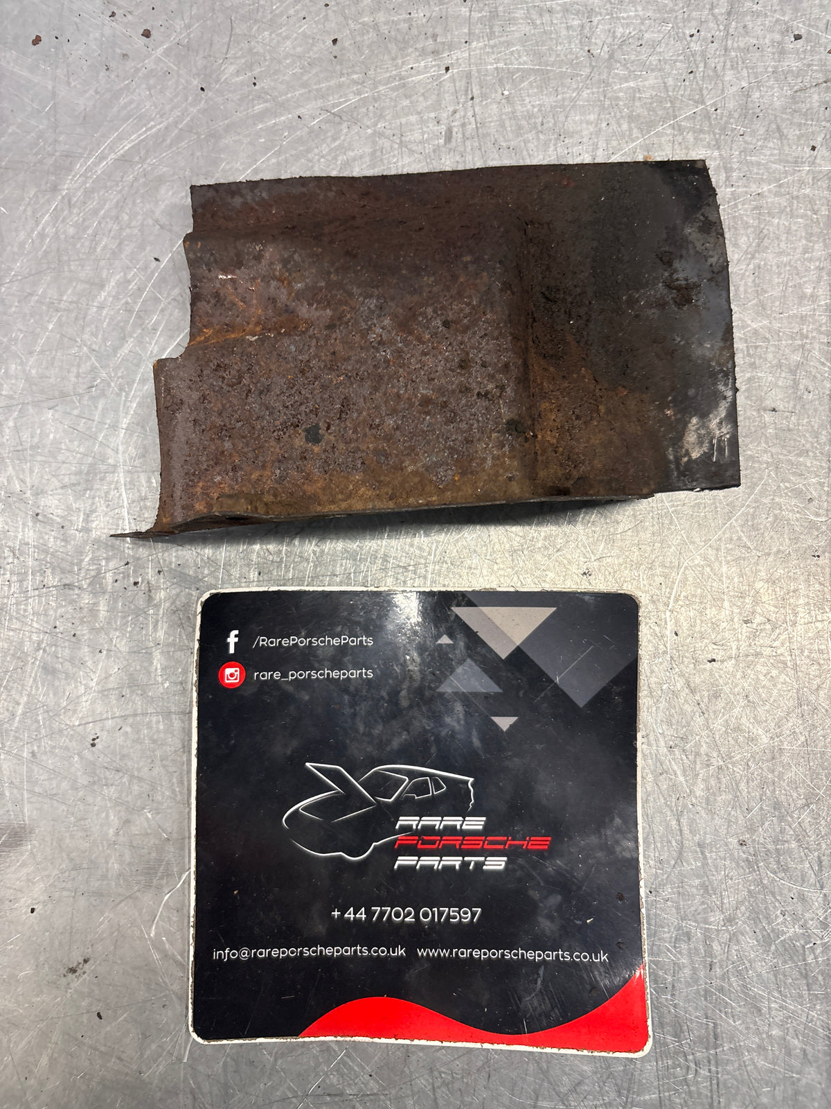 Porsche 914 front air cooling guide plate, used 022119361