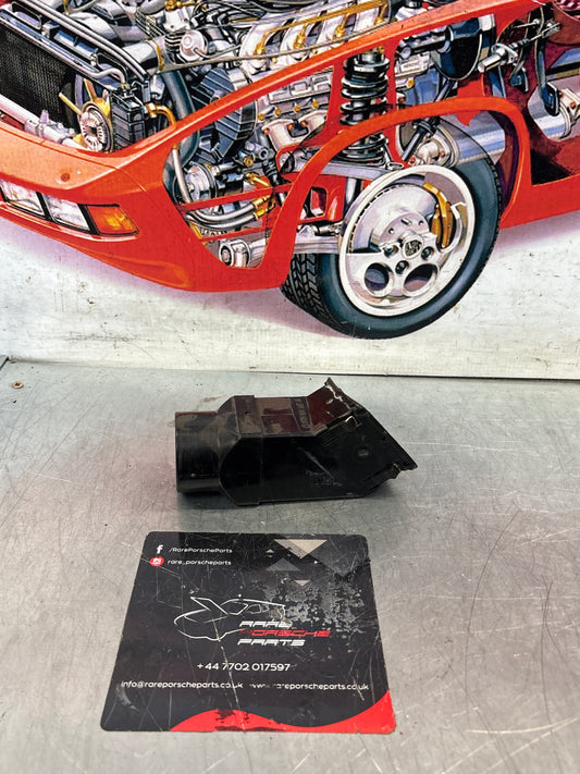 Porsche 924/944 Black dash air vent. Right hand, with connecting piece 477819232 / 477819717 used