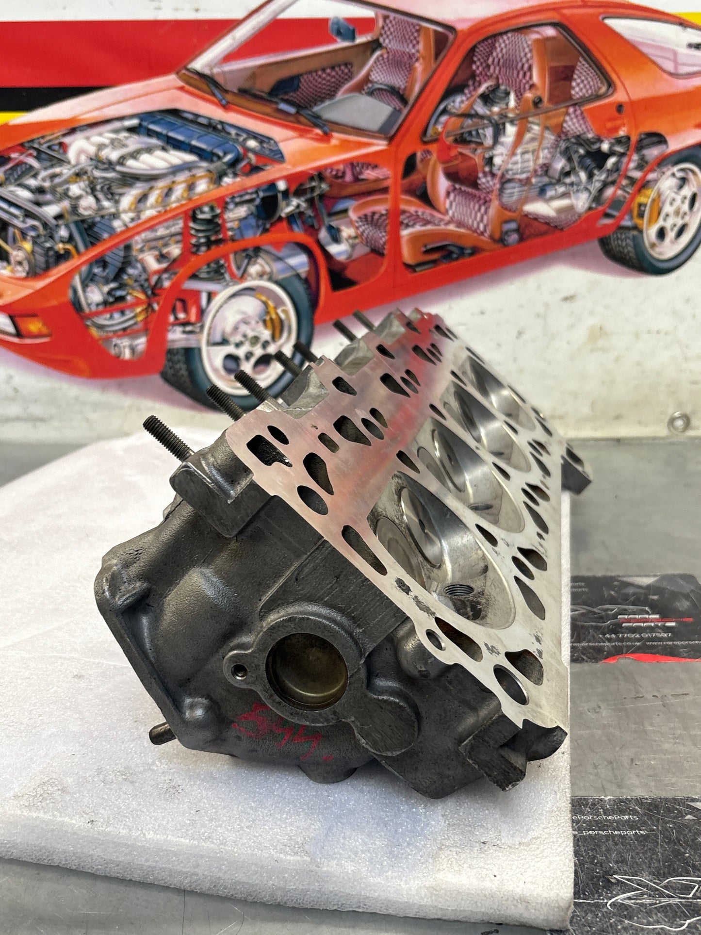 Porsche 944 8V Cylinder head, refurbished, 9441043036R