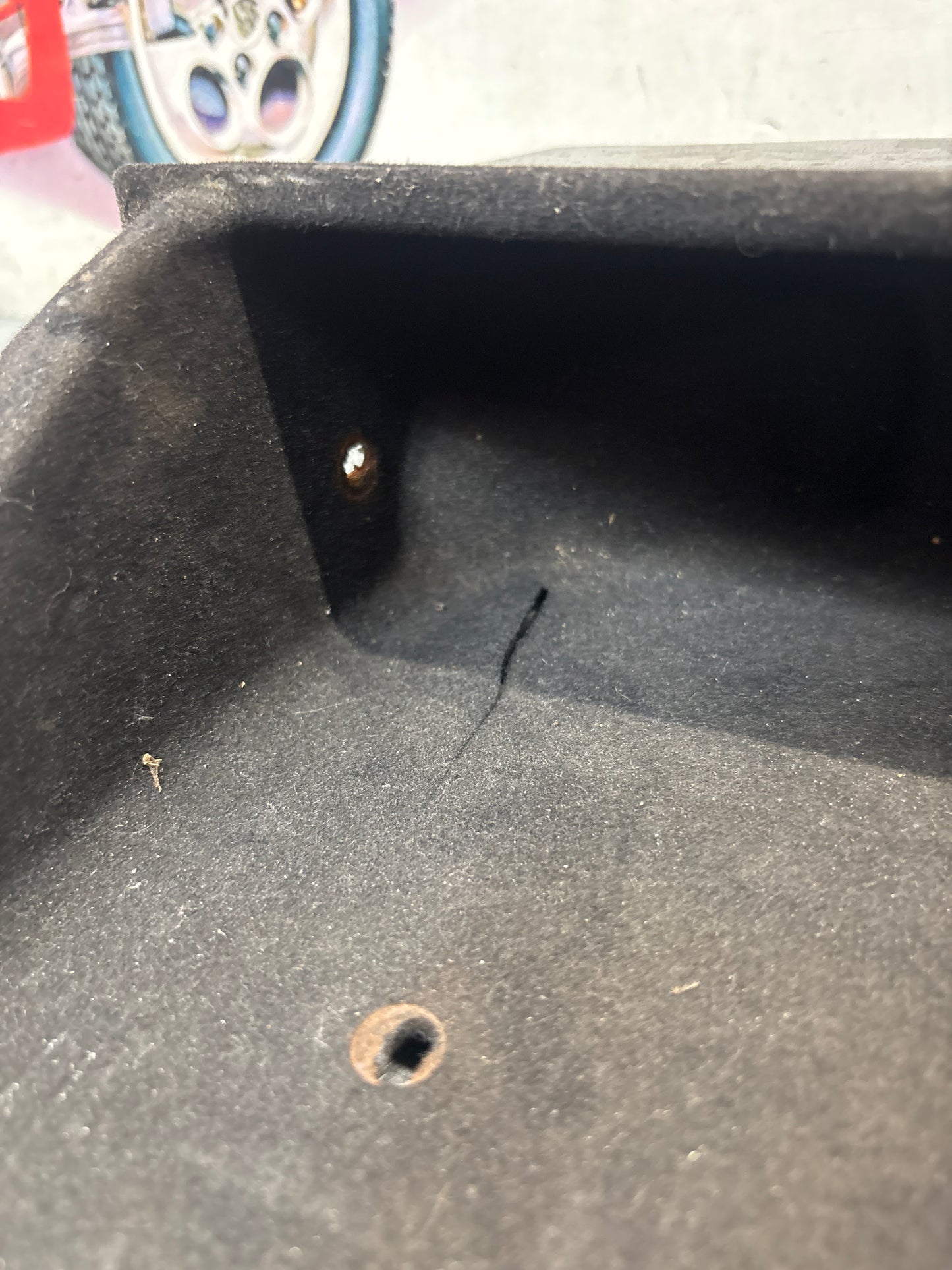 Porsche 911 964 glovebox compartment, cracked, used 96455250101