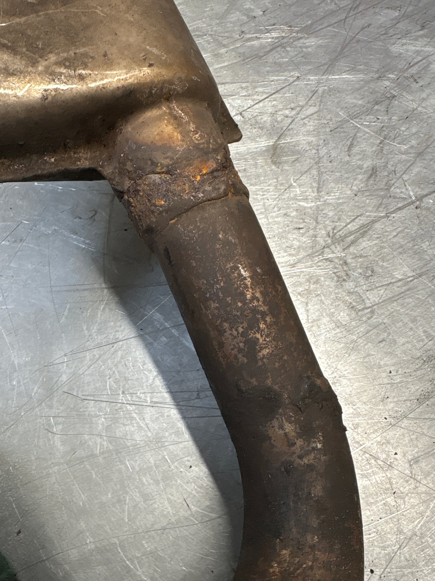 Porsche 928 S4 left middle silencer, used 92811109303