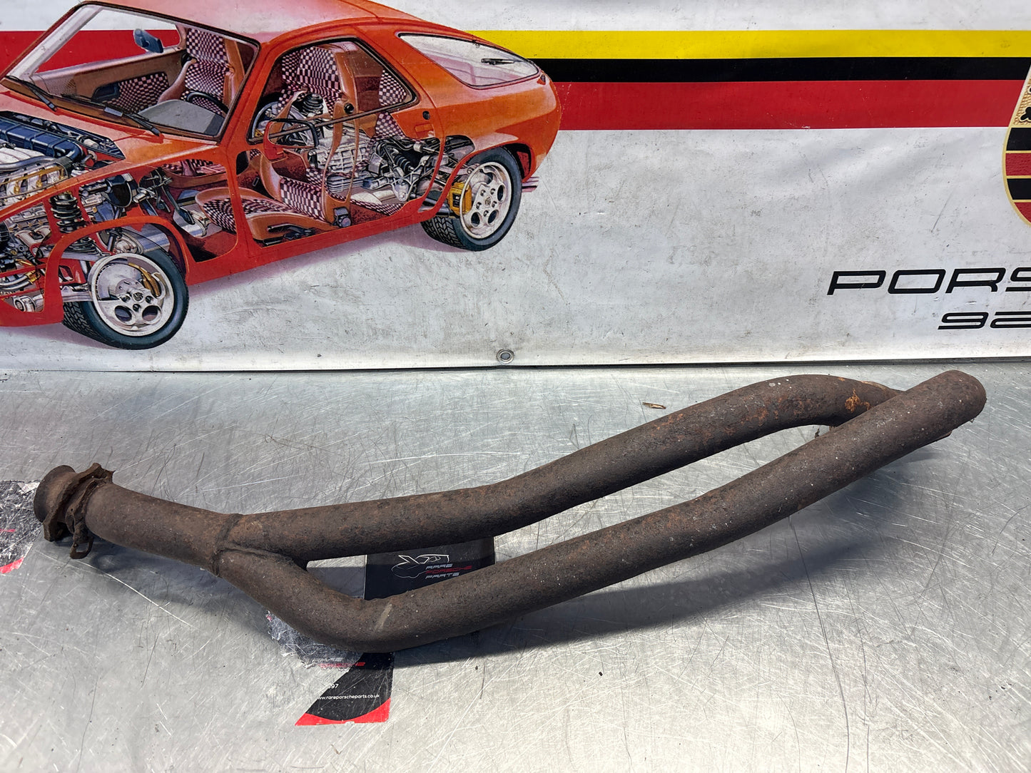 Porsche 924 exhaust pipe, used LHD only! 477253101H