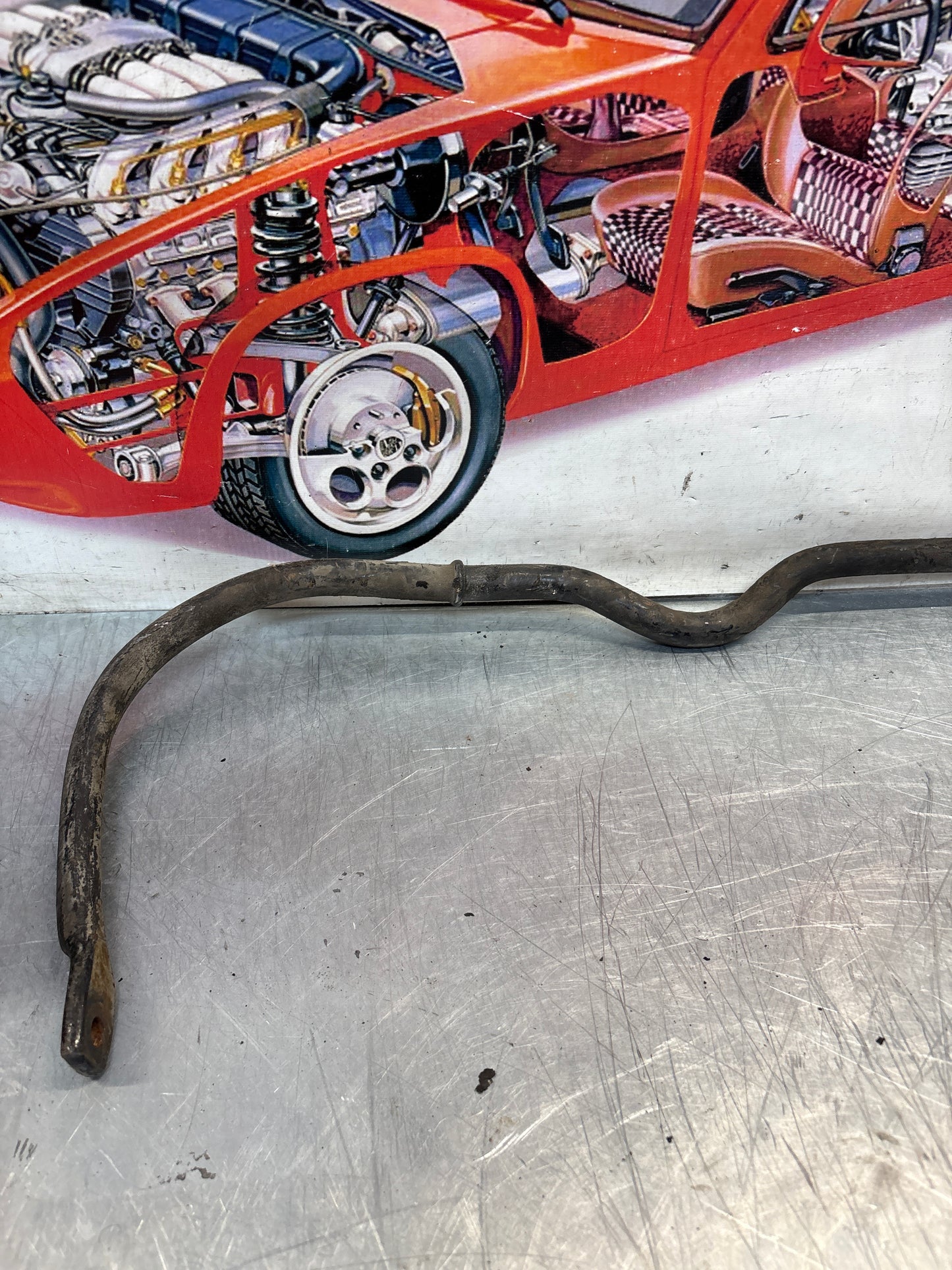 Porsche 944 rear anti roll bar, 20mm used 477511415