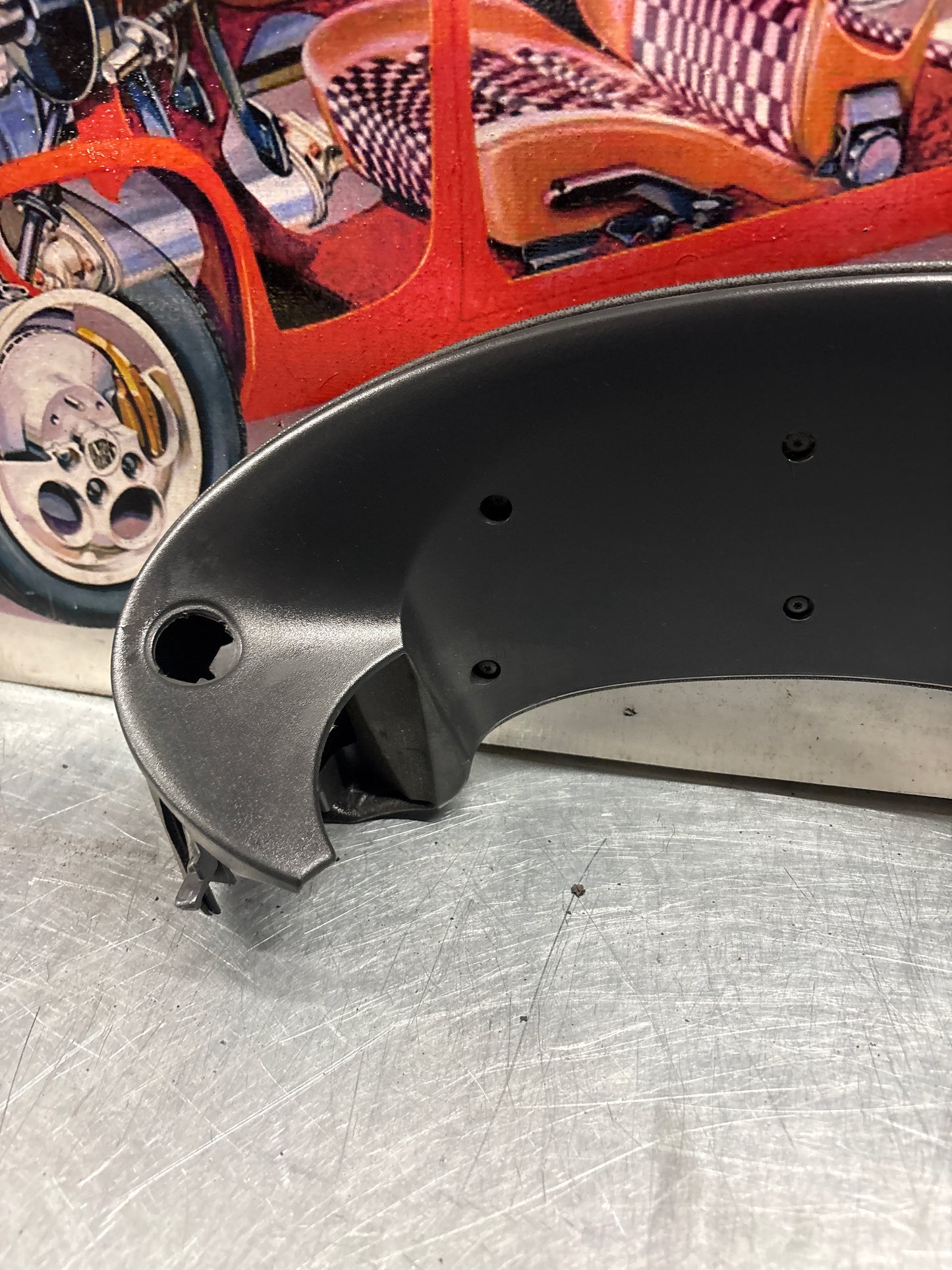 Porsche Boxster 986 dashboard cluster trim,black used 98655205500 / 98655205501