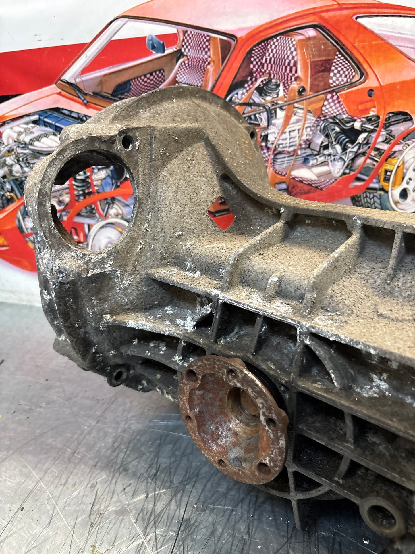 Porsche 914 transmission, used, for spares or repair unknown condition, HA05113