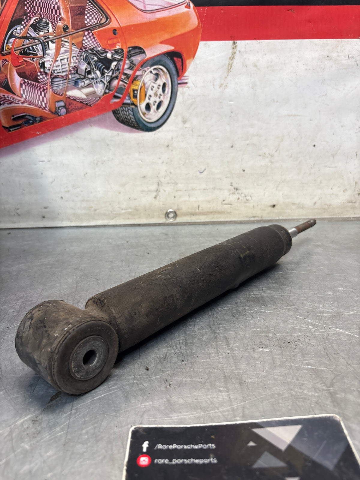 Porsche 928 front shock absorber, used 92834305504