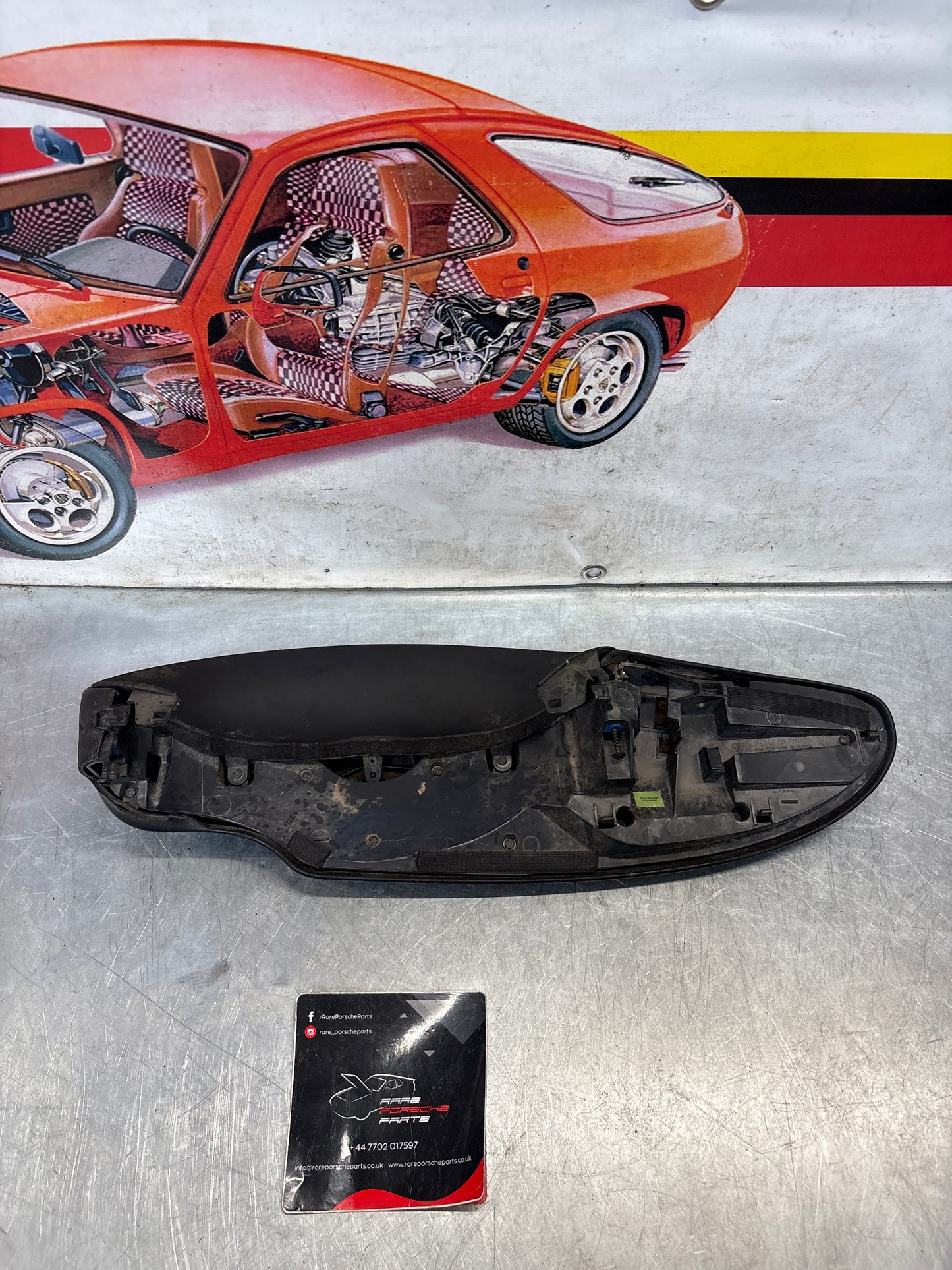 Porsche 911 996 dasboard cluster trim, used, black 99655205902