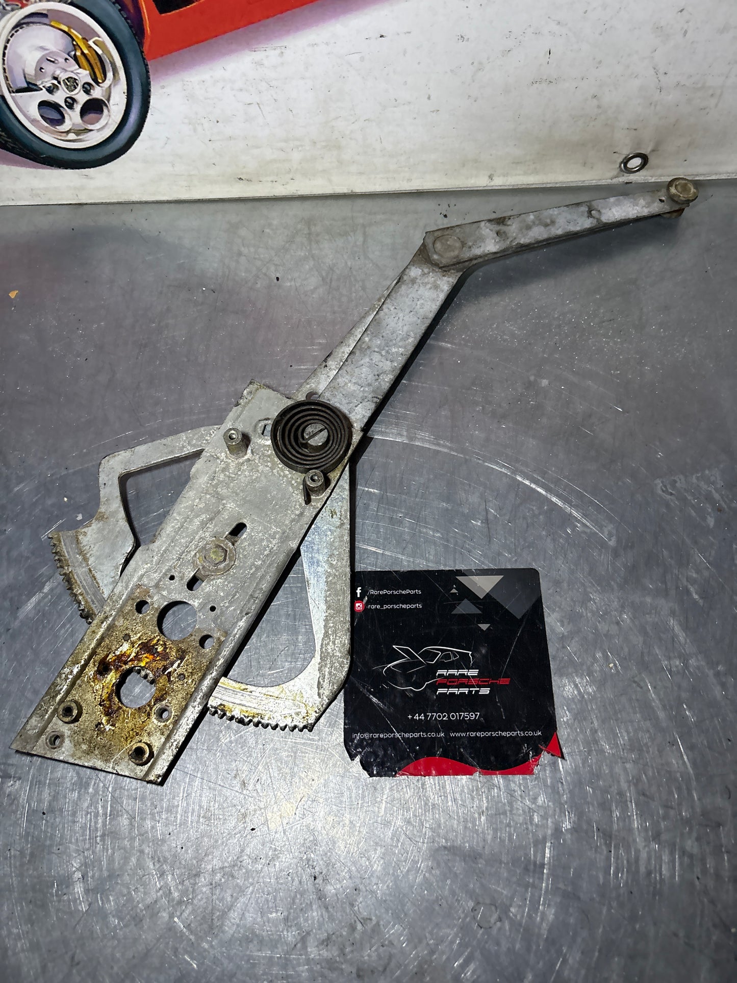 Porsche 911 930 Left window regulator, used 91154200343