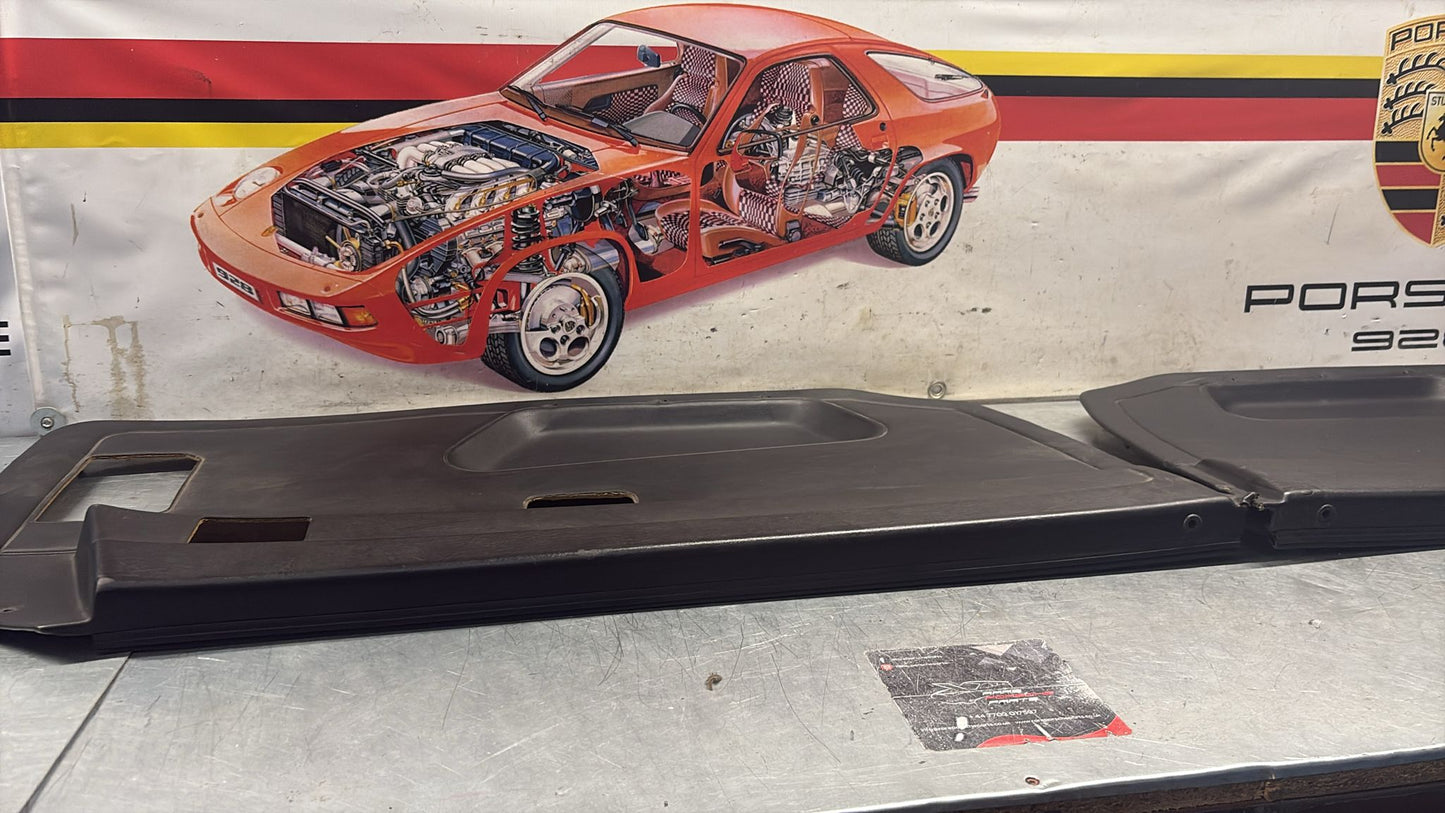 Porsche 924 / 944 Pair of early electric door cards, LHD 477867012 / 477867011