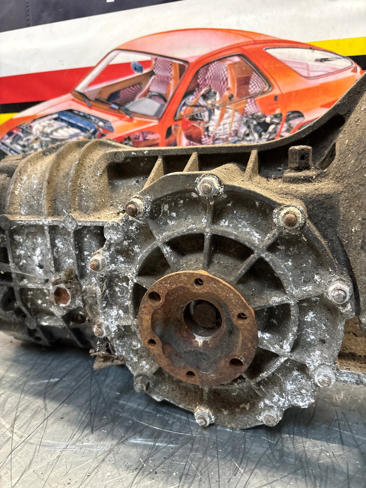 Porsche 914 transmission, used, for spares or repair unknown condition, HA05113