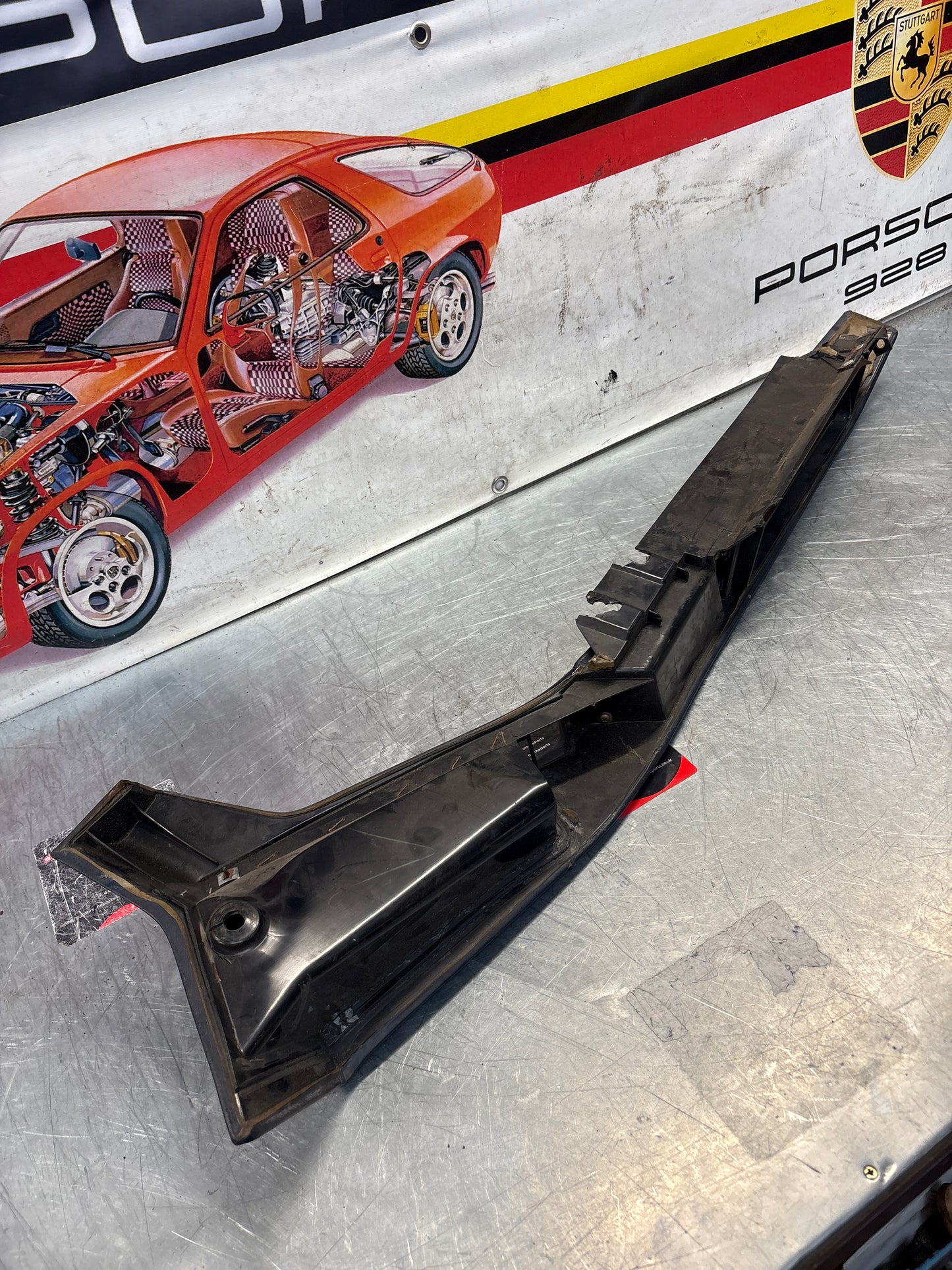 Porsche 928 blue door armrest, left, off side, 92855510103, used