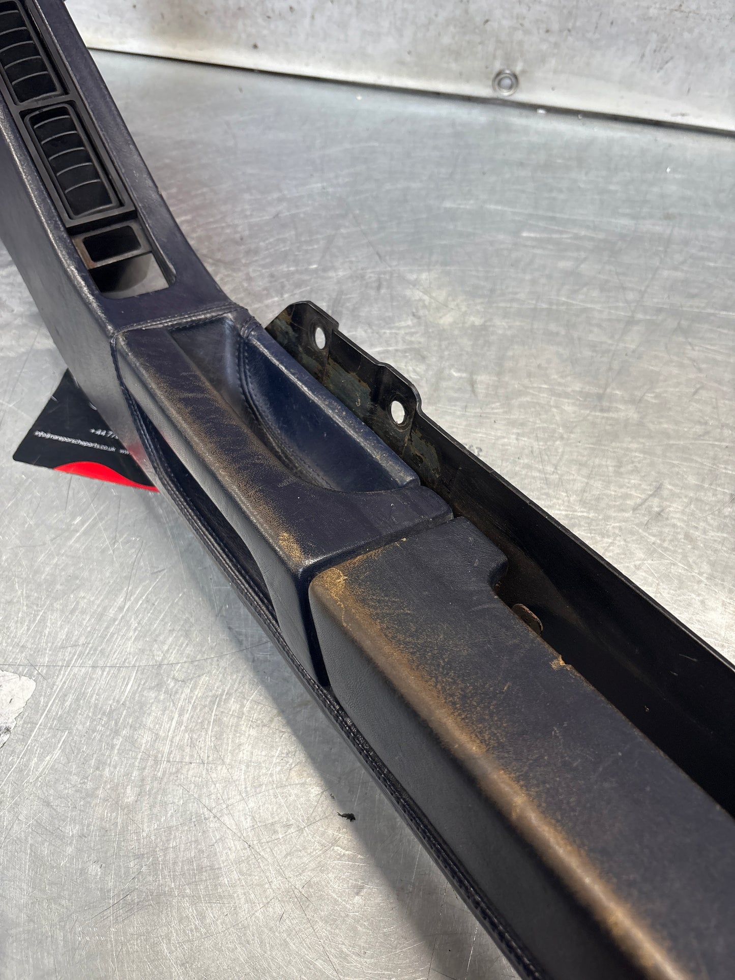 Porsche 928 blue door armrest, right, off side, 92855510203, used