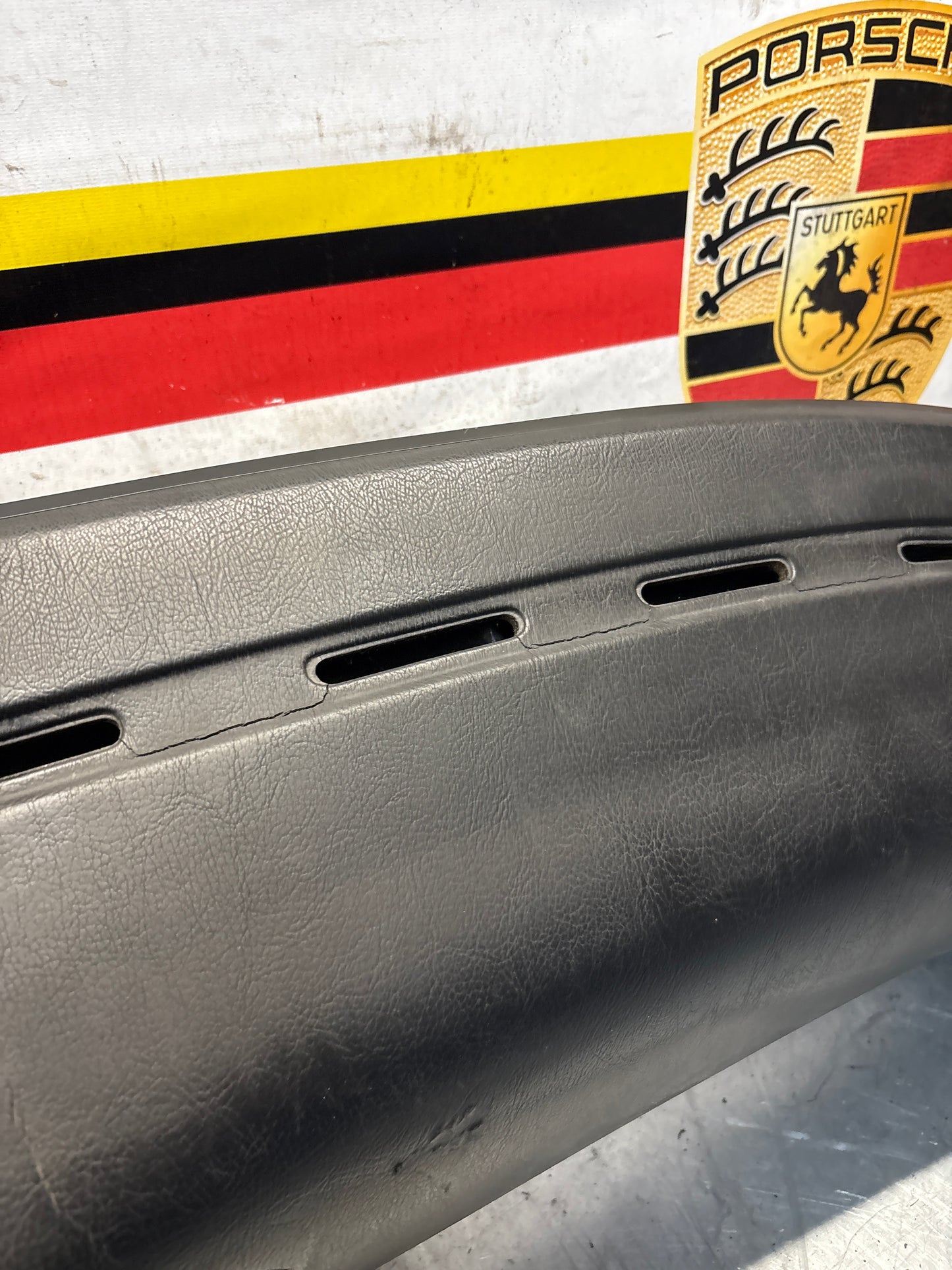 Porsche 944 dashboard for LHD car, black, used