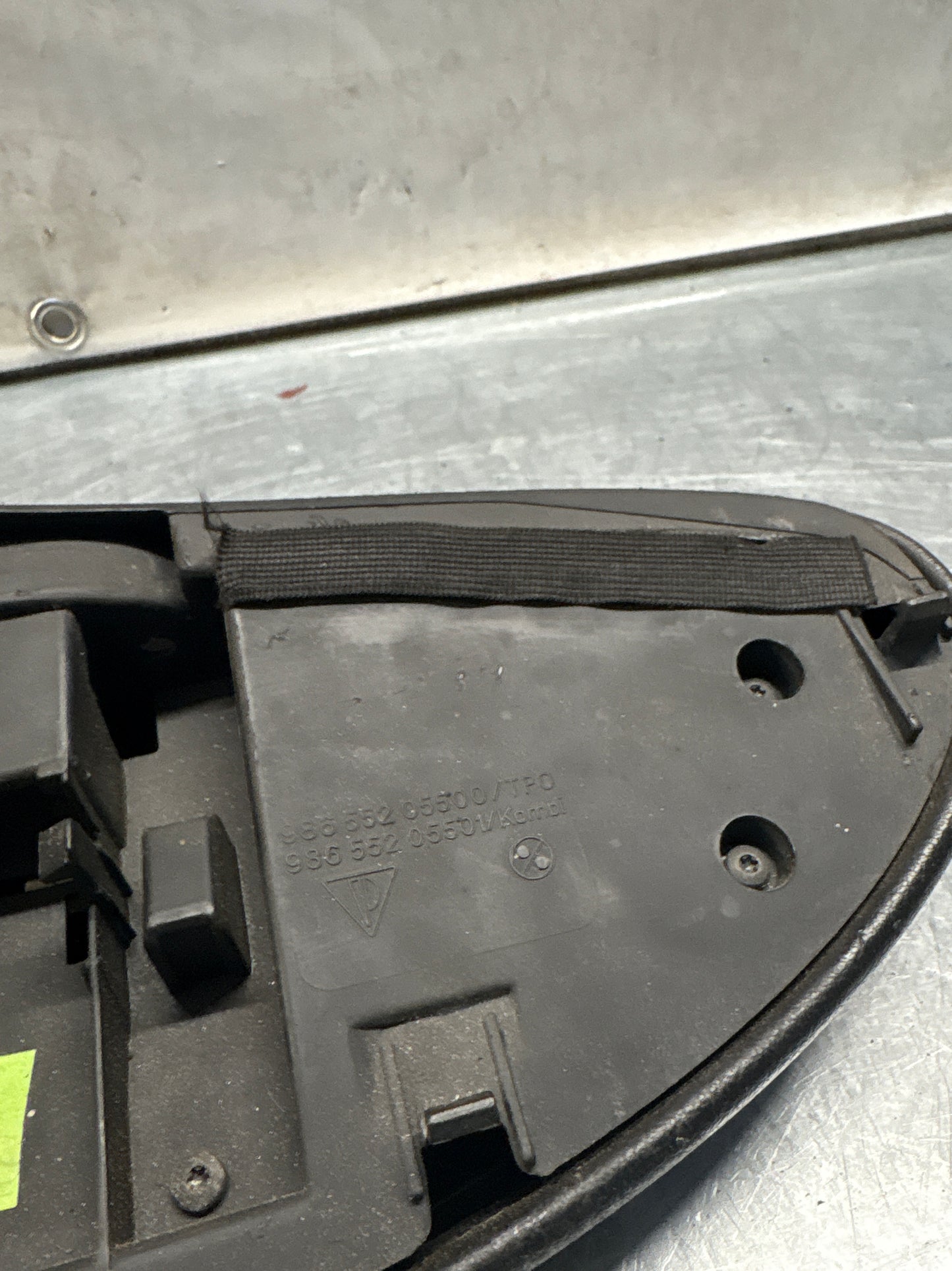 Porsche Boxster 986 dashboard cluster trim,black used 98655205500 / 98655205501