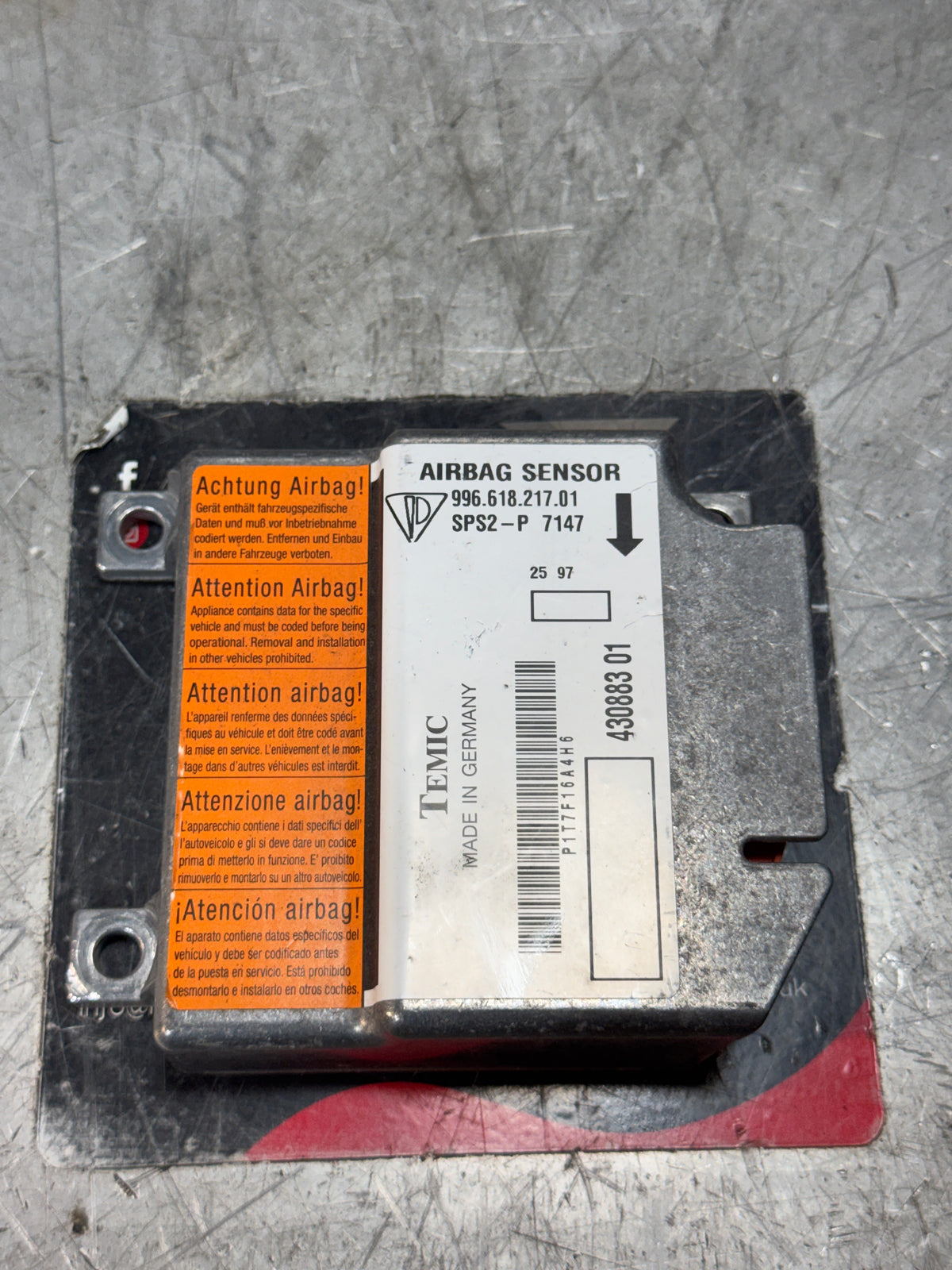 Porsche Boxster 986 Control unit module 99661821701- Used