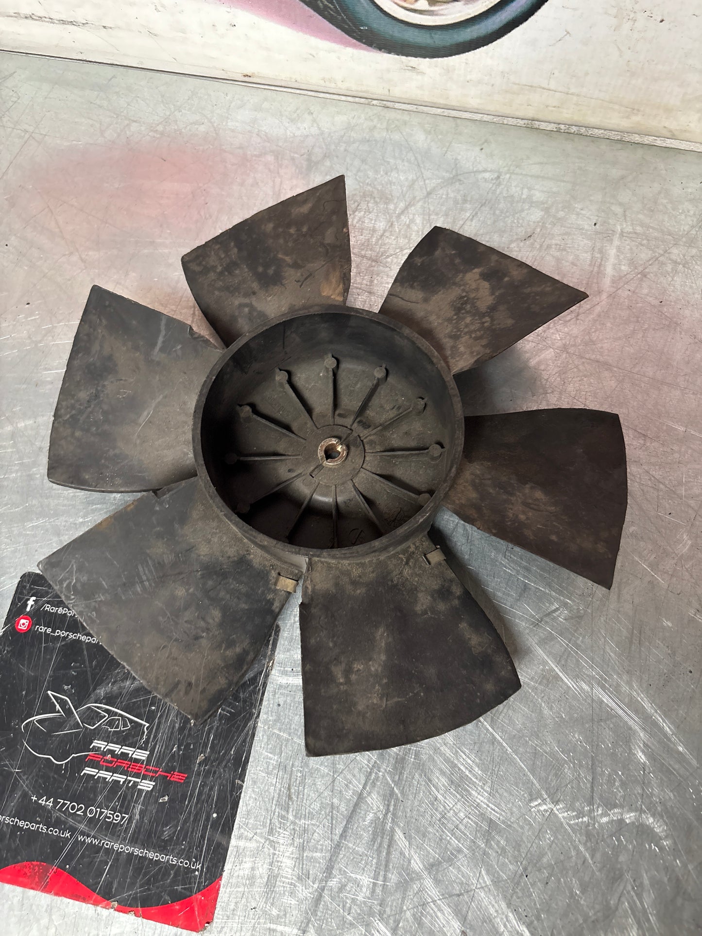 Porsche 944 six blade radiator fan 94462402103, used