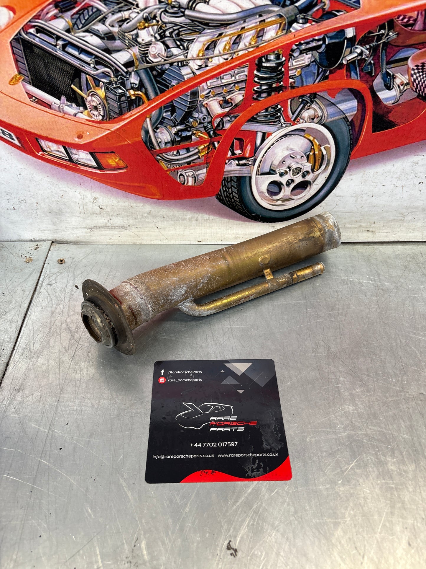 Porsche 924 76-79 fuel filler neck, 477201129B C used