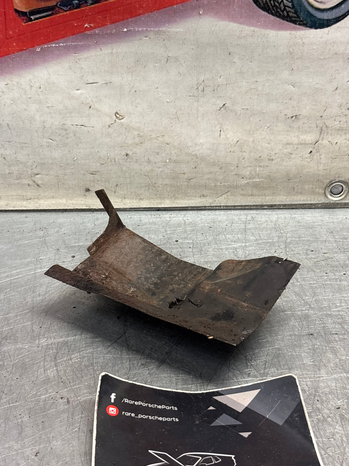 Porsche 914 front air cooling guide plate, used 022119361