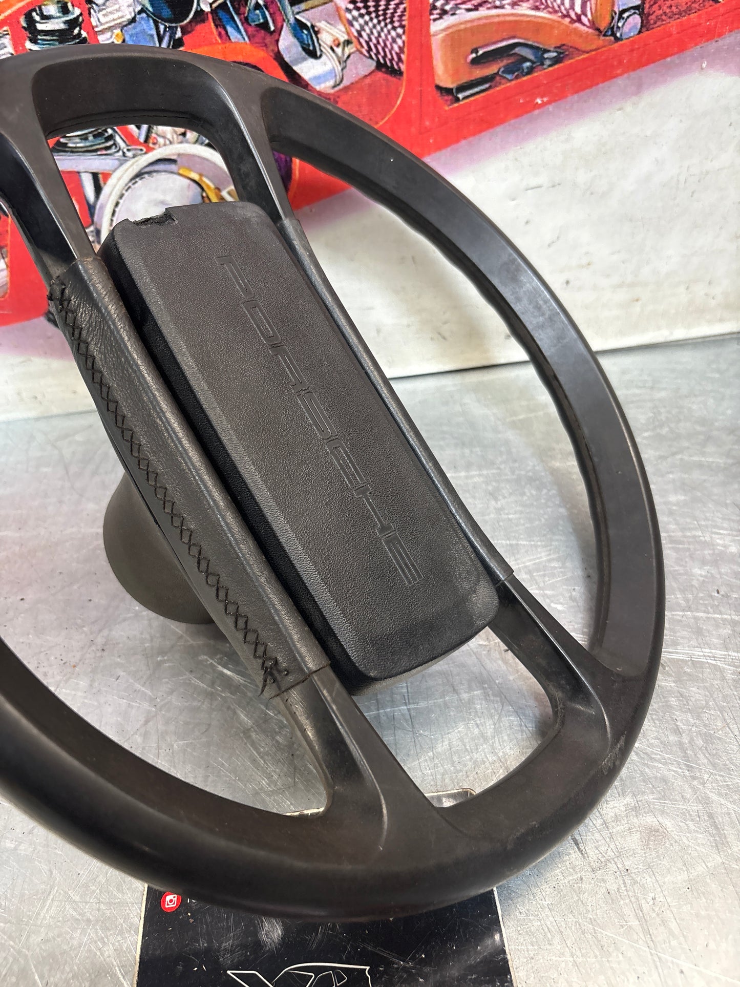 Porsche 944/924 Steering wheel, used 477419091G/H