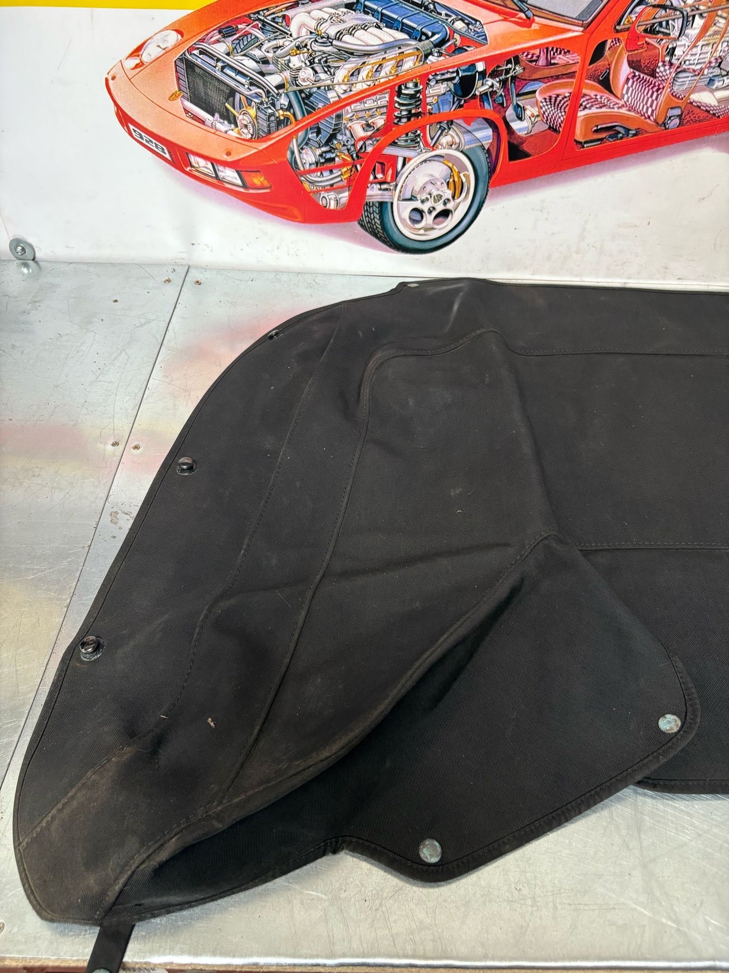 Porsche 944 convertible cabrio tonneau cover, used 94156102310