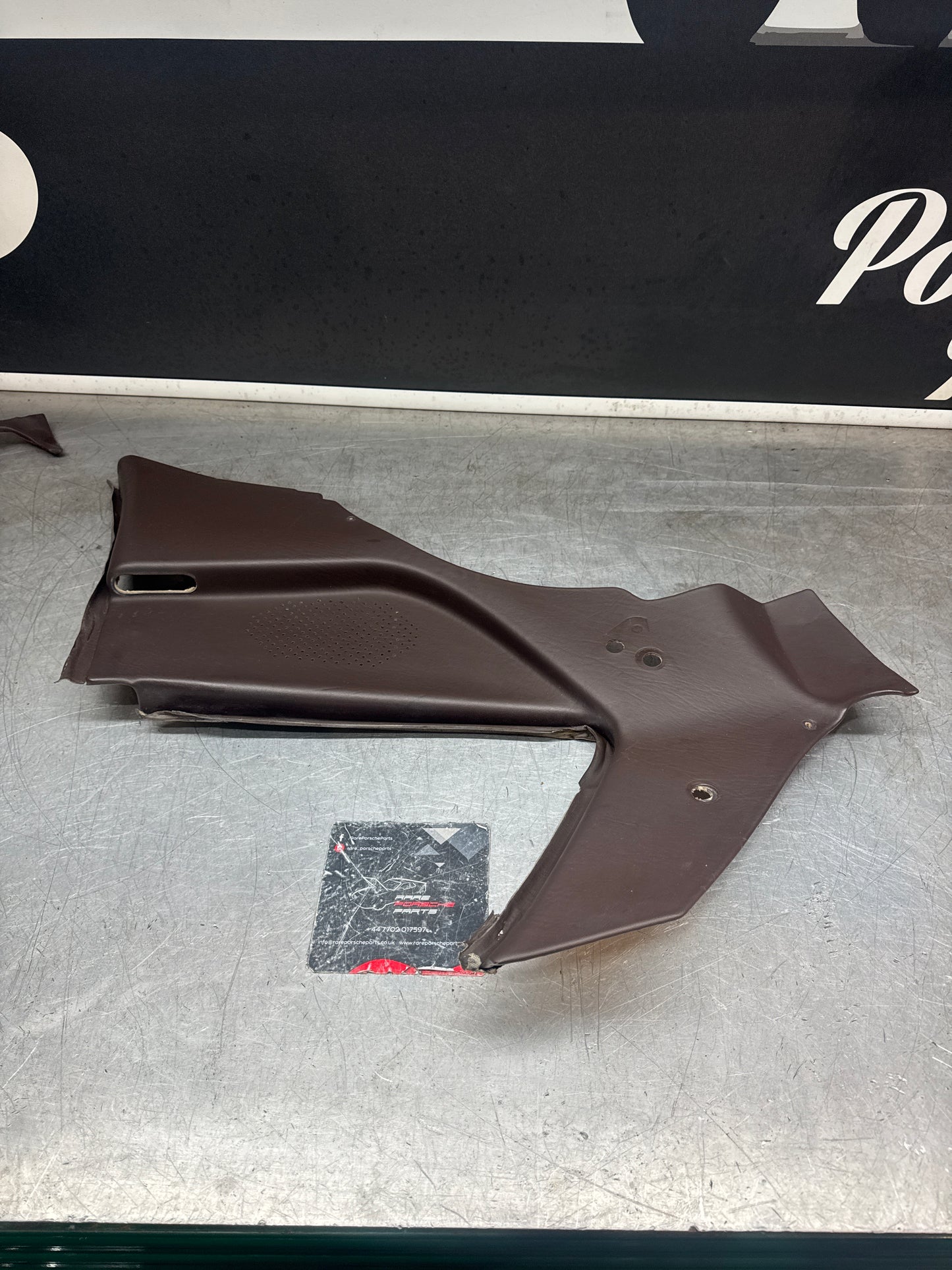 Porsche 944 924 brown rear interior C Post trims/cards. Quarter panel trim used 94455502101 94455502201