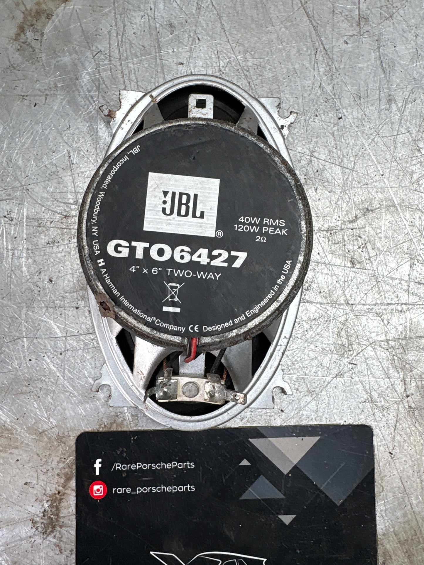 Porsche 944 JBL door speaker, used
