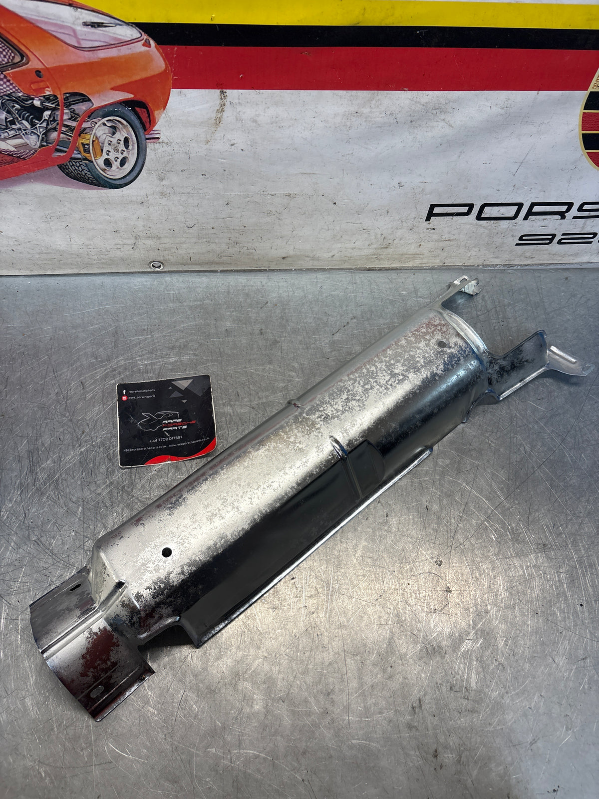 Porsche 924 (from 82) 924S 944 heat shield, middle section, 95150486900, refurbished