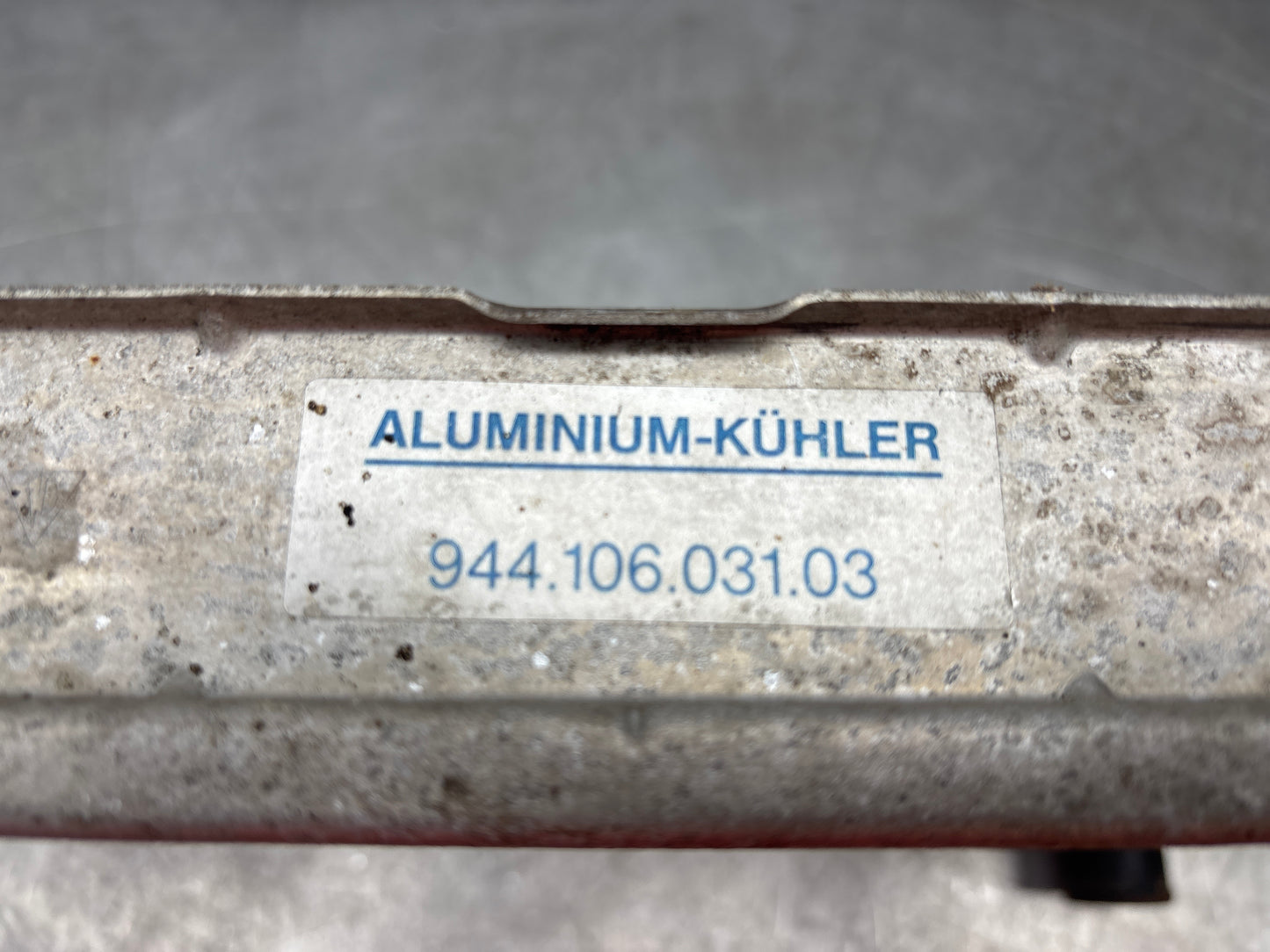 Porsche 924S 944 2.5 N/A Manual radiator, 94410603103 used