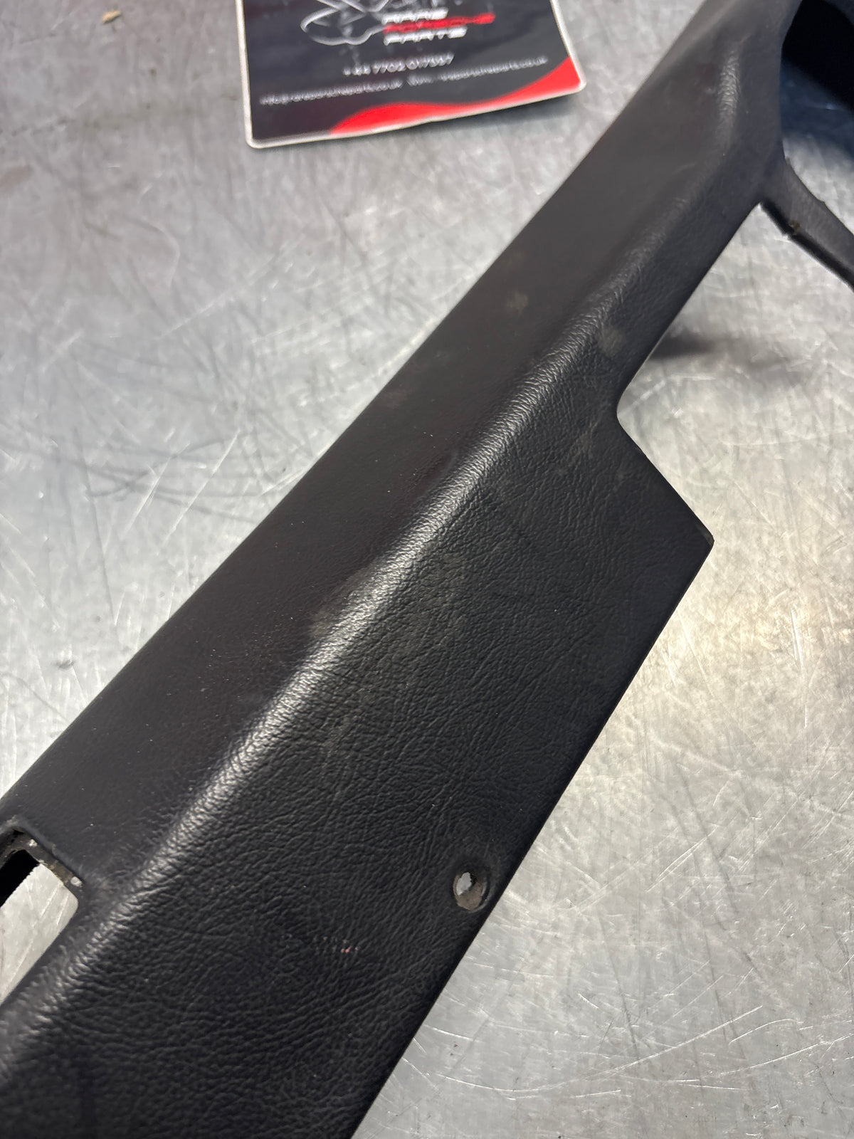 Porsche 928 tailgate interior trim, used, black 92855504705