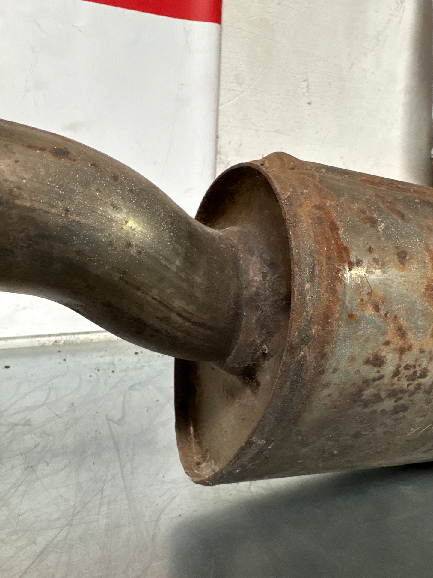 Porsche 944 S S2 genuine exhaust system rear muffler, used 94411104103