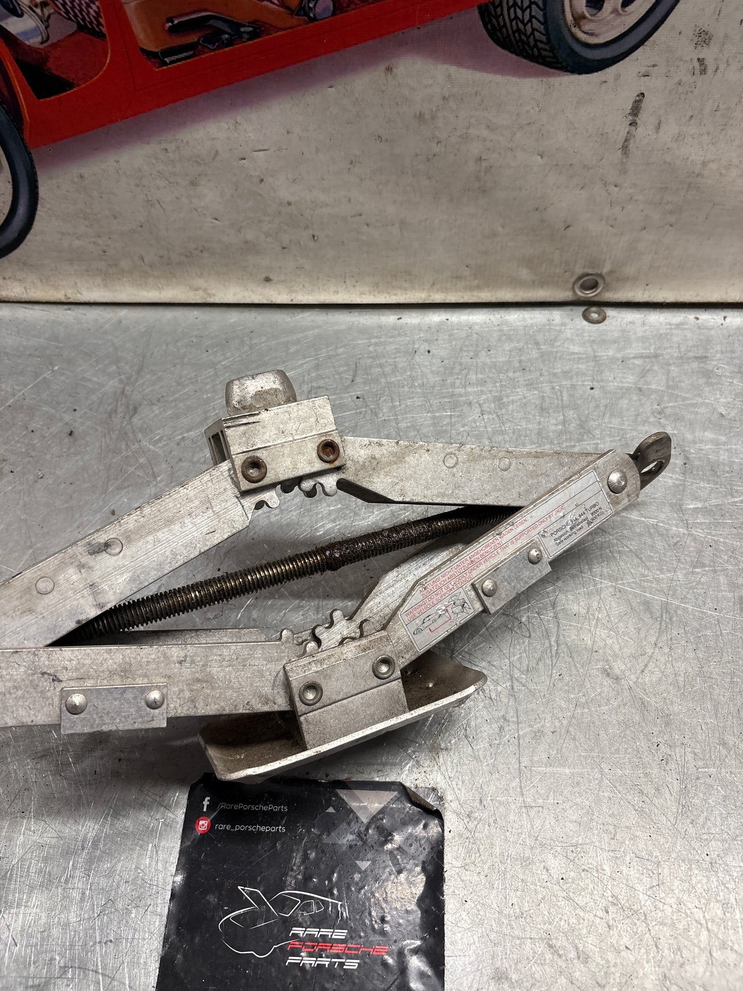 Porsche 944 / 944 Turbo spare tire jack lift, used