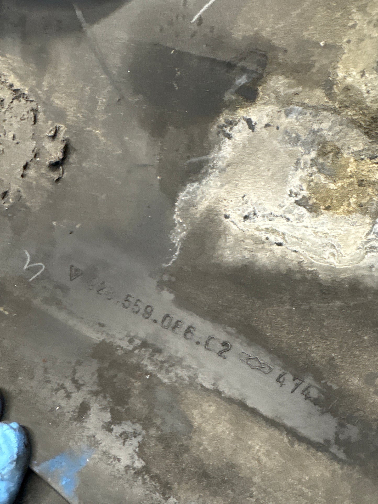 Porsche 928 S4 right sill cover, used 92855908602