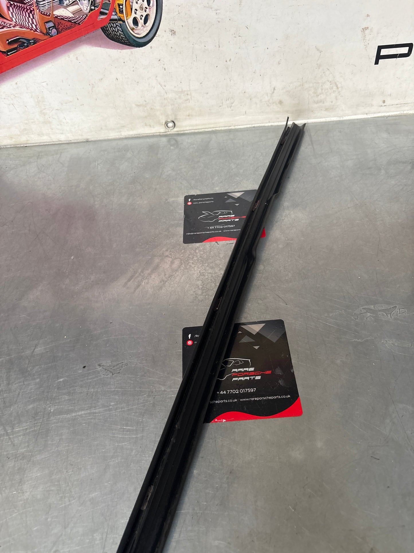 Porsche 944 85.5- right sill trim, used 94455112200