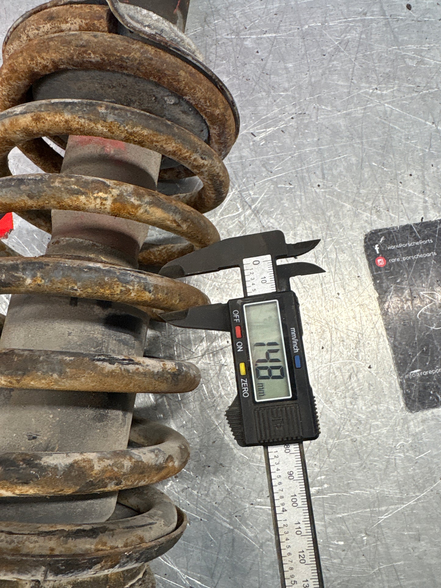 Porsche 928 Front shock absorber, used 92834305509