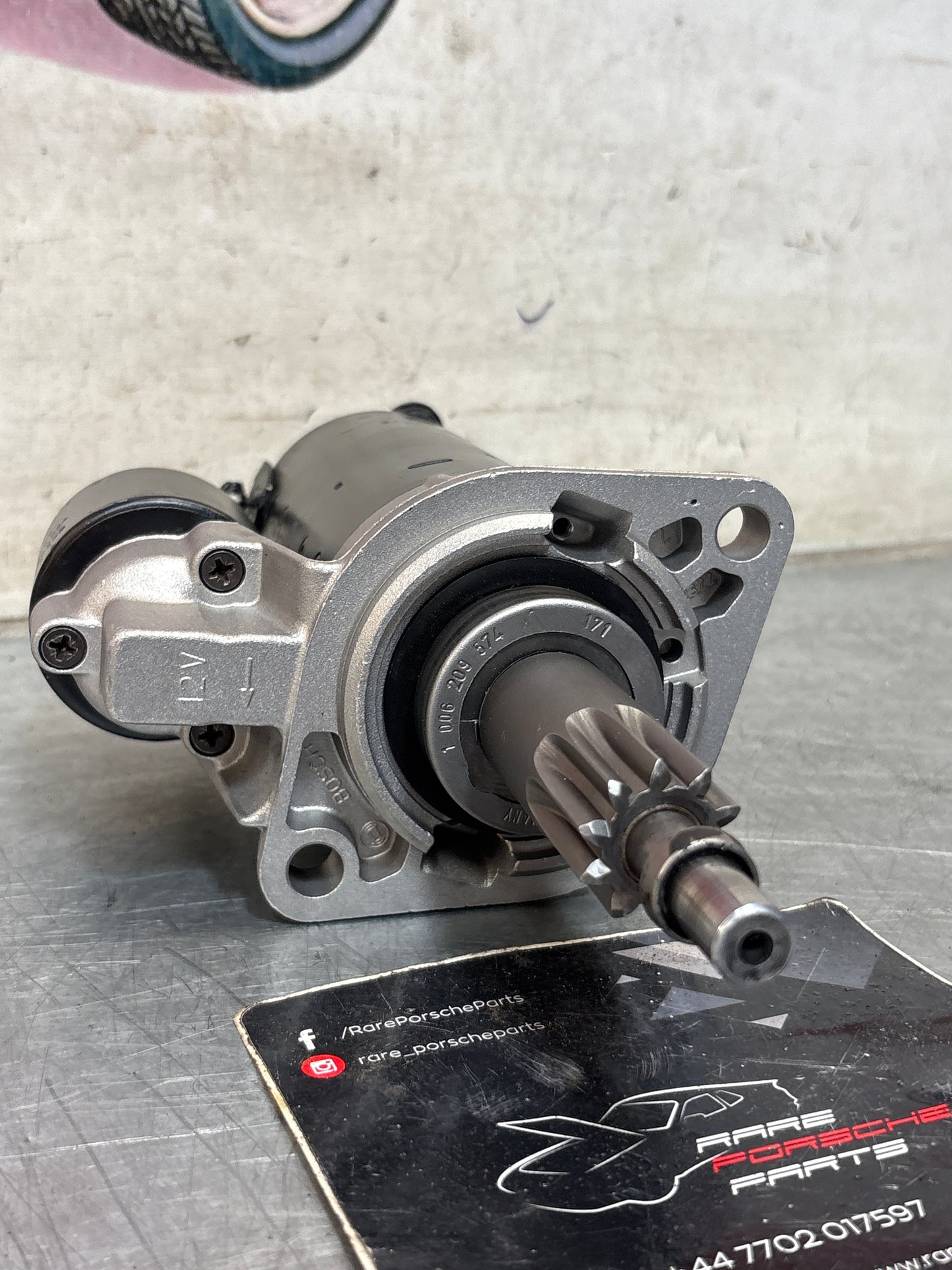 Porsche 968 starter motor, refurbished 94460410400