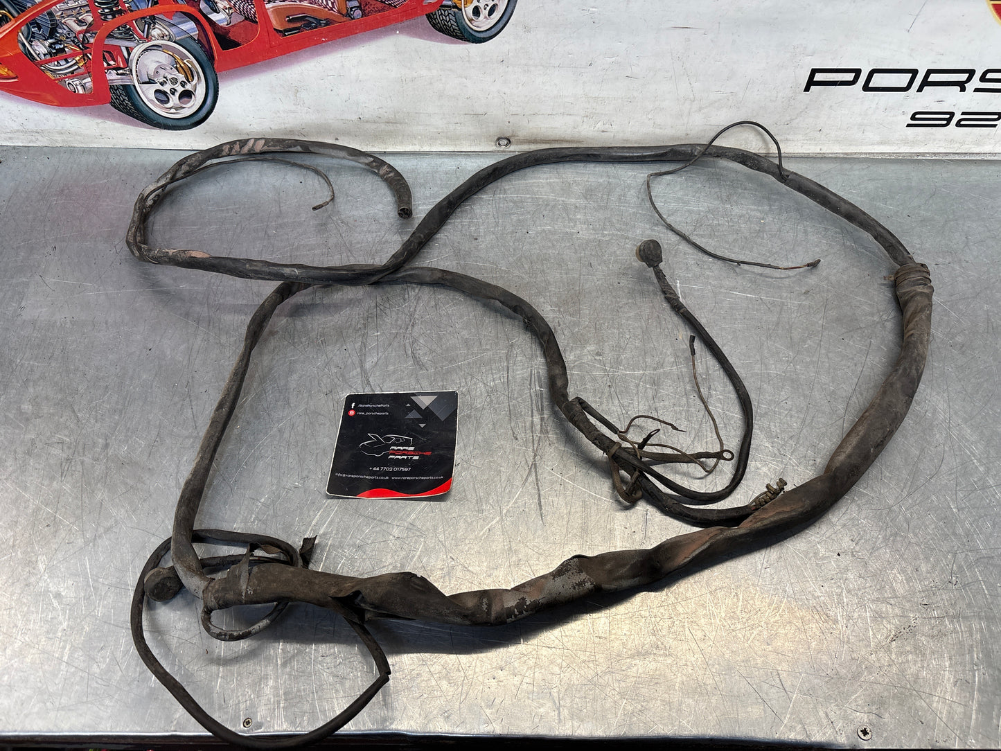 Porsche 911 F double battery rear end loom cut, for spares or repair 91161200200