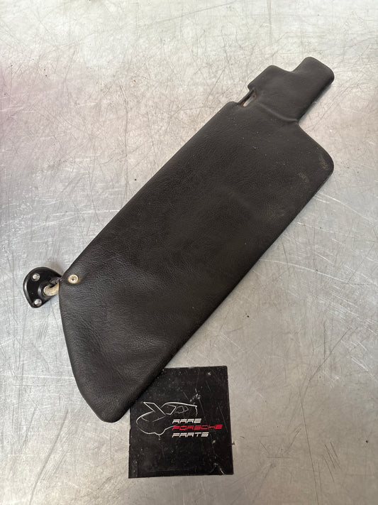 Porsche 924 944 Left N/S driver side sun visor, black without mirror, for spares or repair 477857551