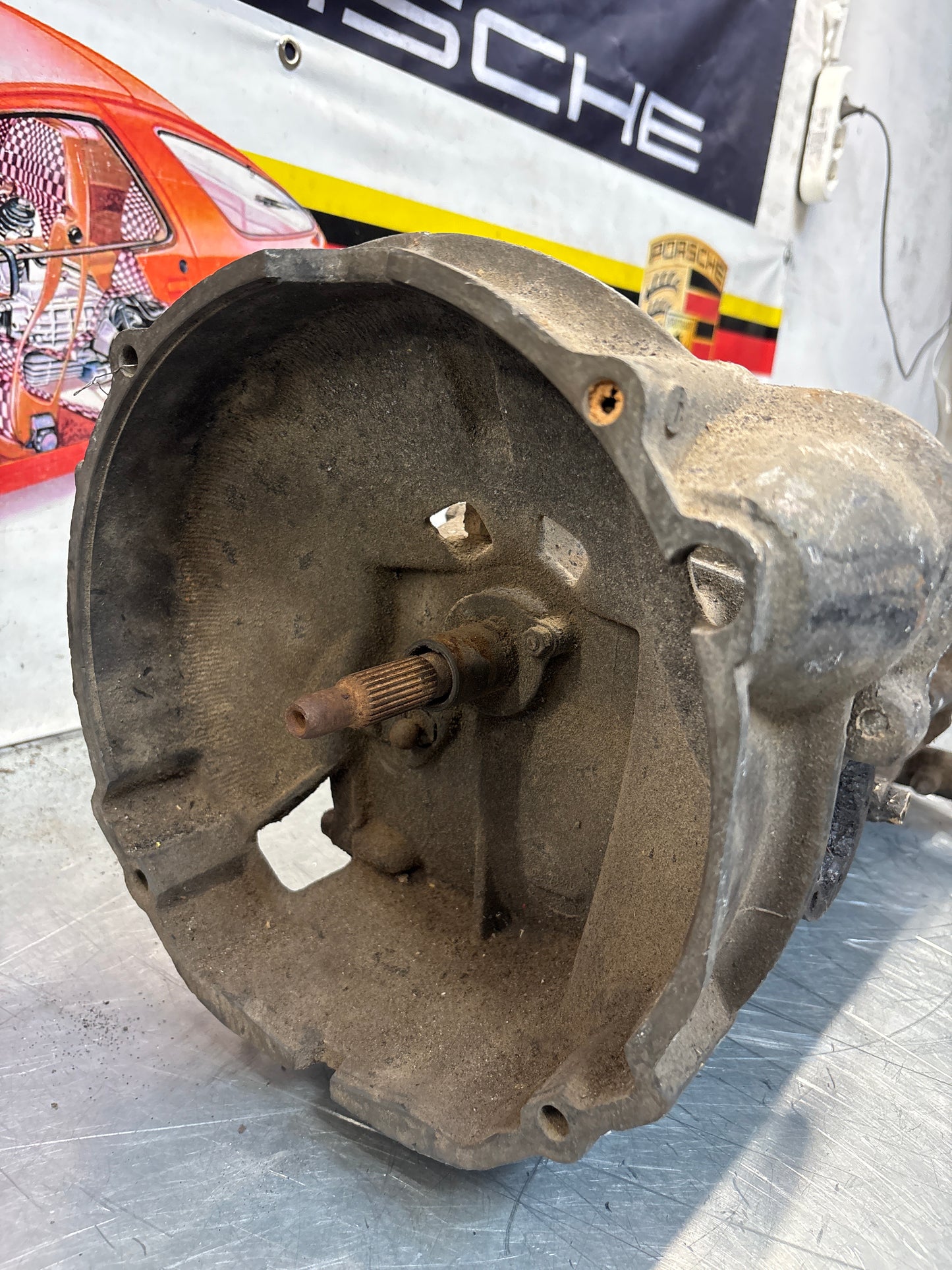 Porsche 914 transmission, used, for spares or repair unknown condition HA0010695
