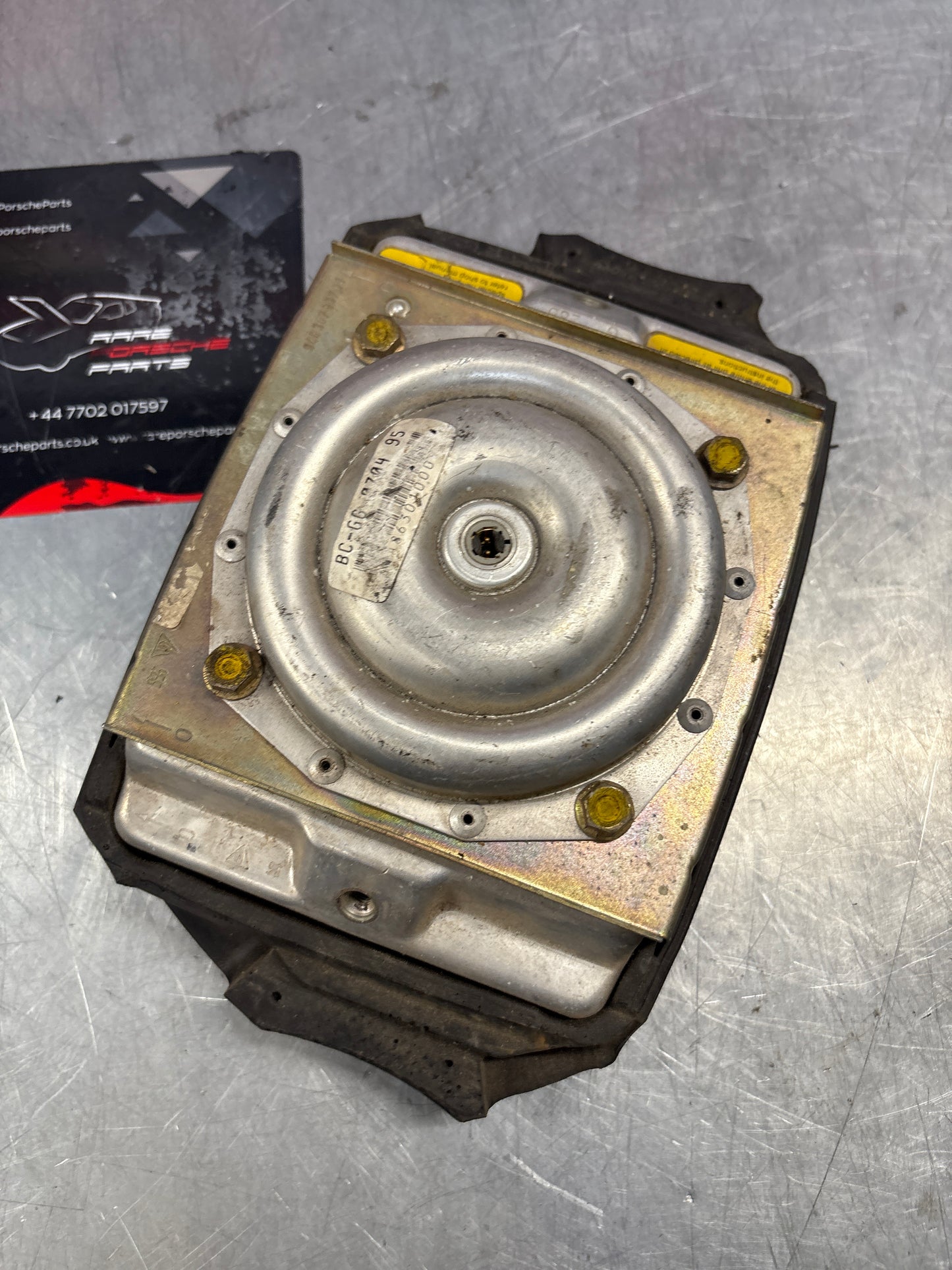 Porsche 911 964 Turbo driver airbag, black, used 94480305503