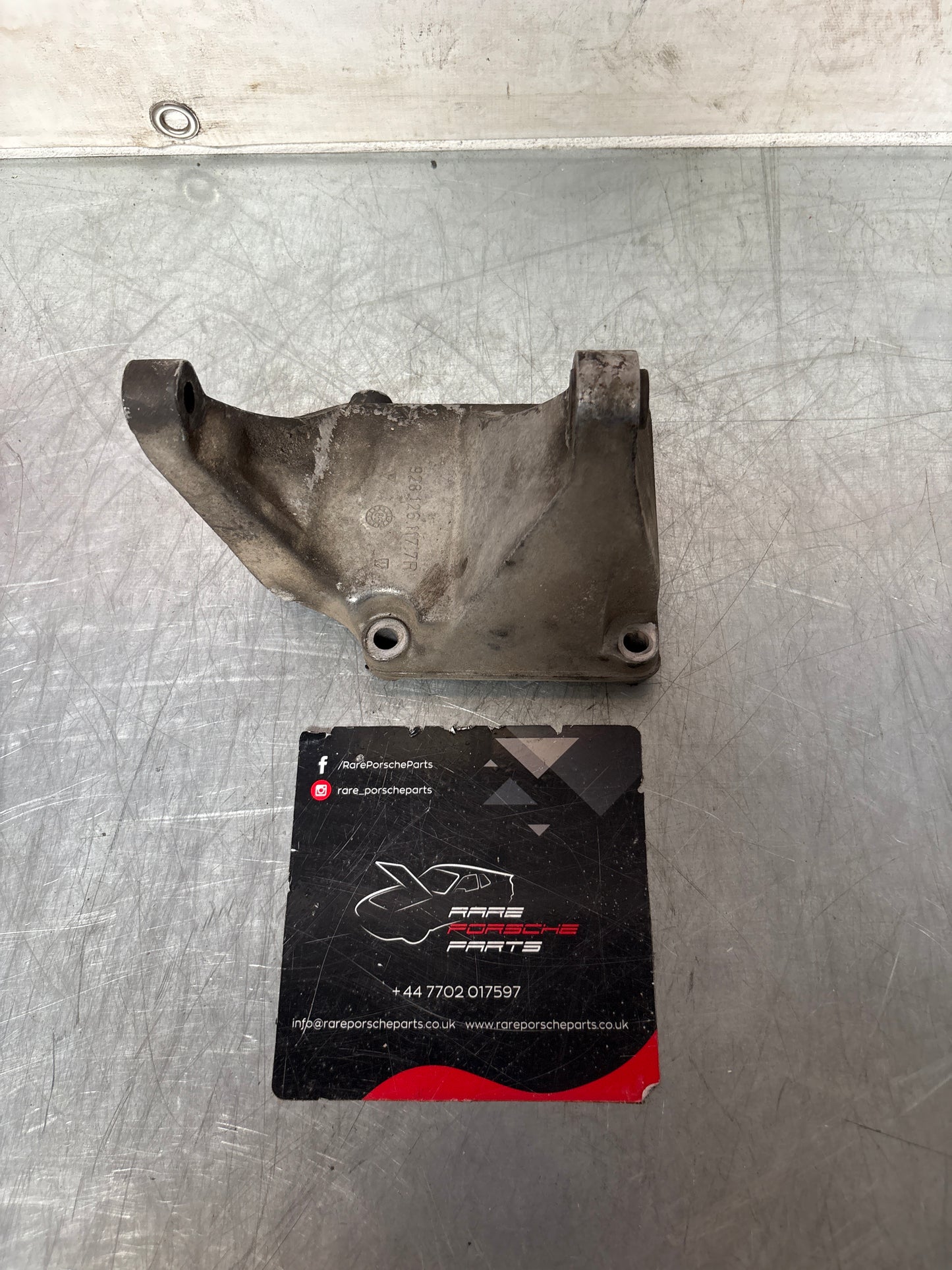 Porsche 928 Engine Motor Mount Bracket, used. 9281261177R